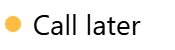 Call statuses - Callers