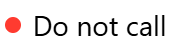 Do Not Call status