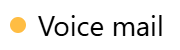 Voicemail status