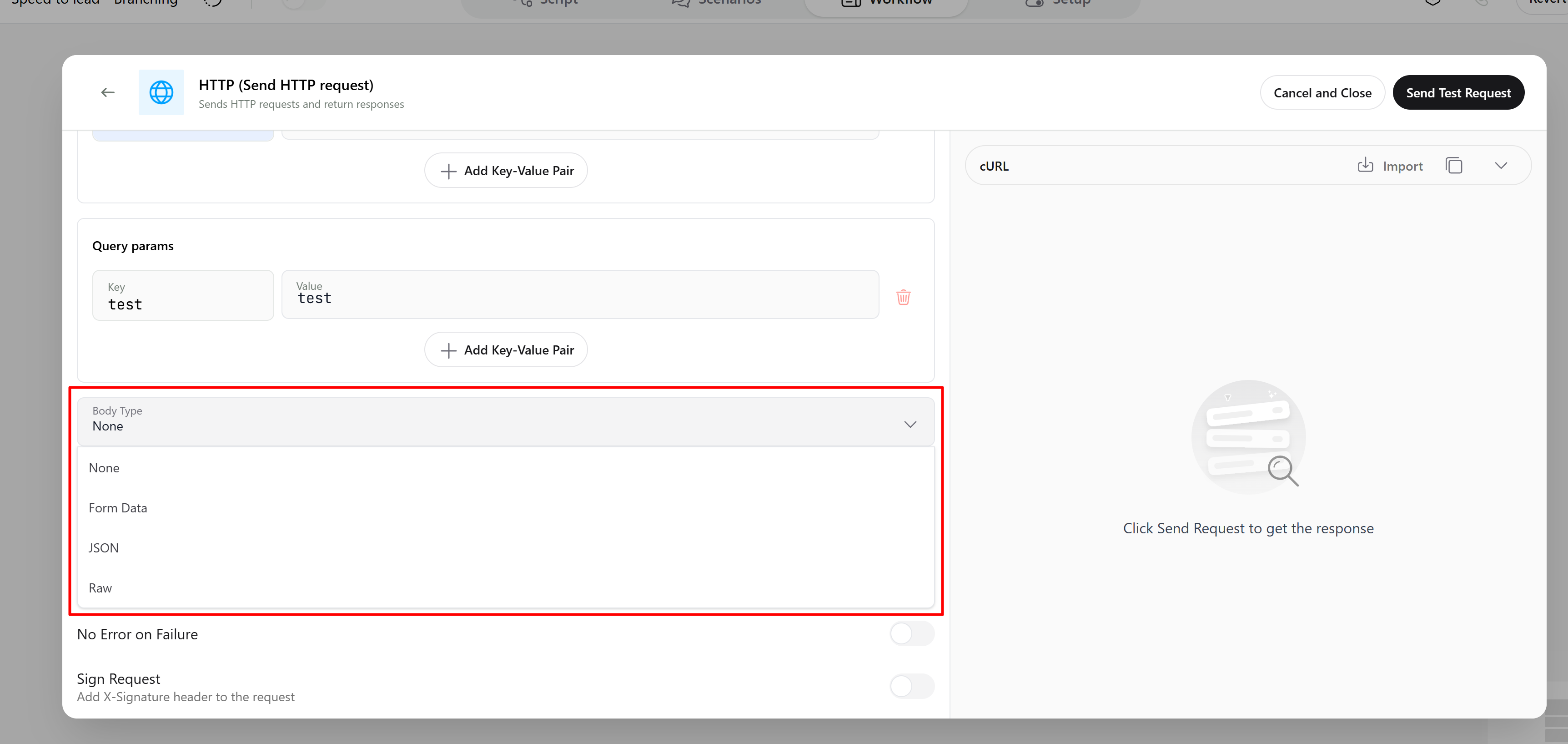 webhook body formats