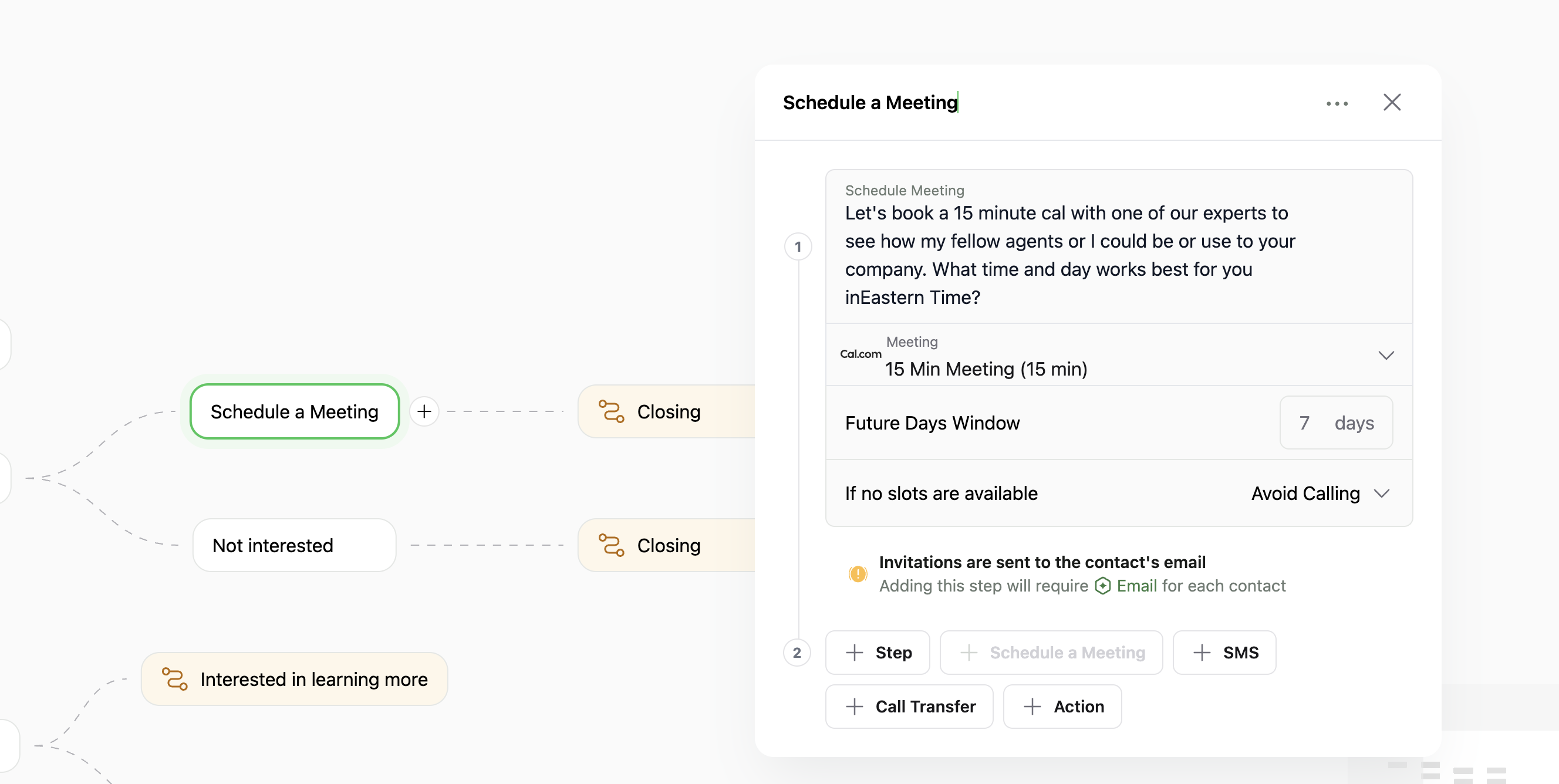 no available timeslots