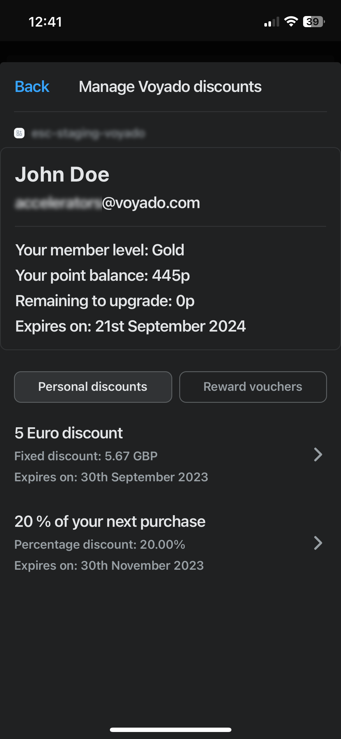 Manage Voyado discounts
