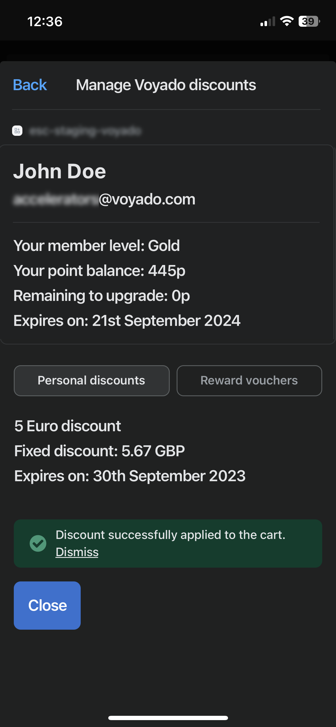 Manage Voyado discounts
