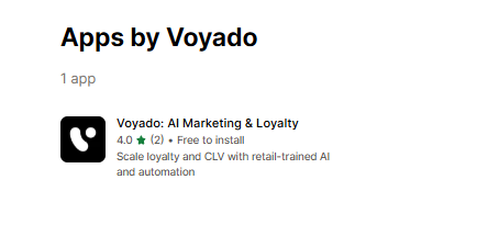 In the Shopify app store