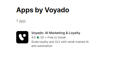 In the Shopify app store