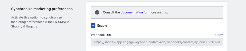 Syncing with webhook enabled