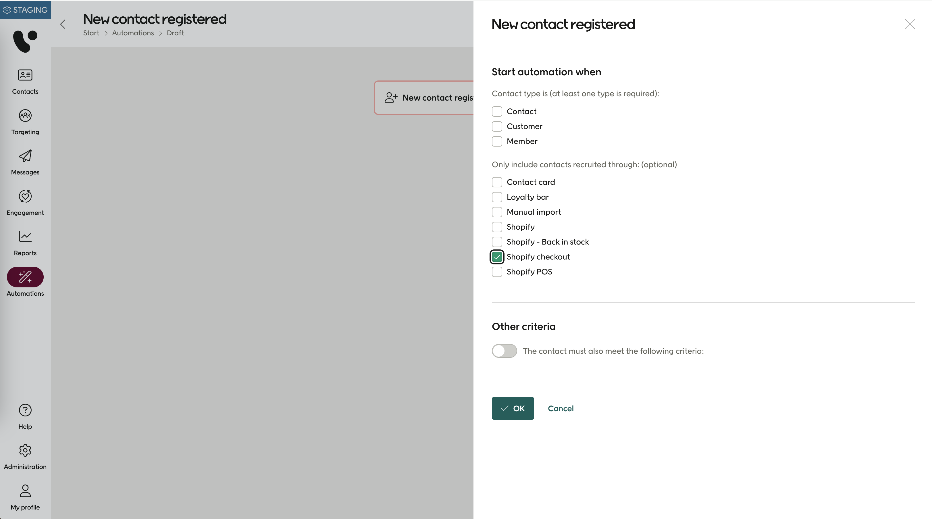 Identify by email in checkout