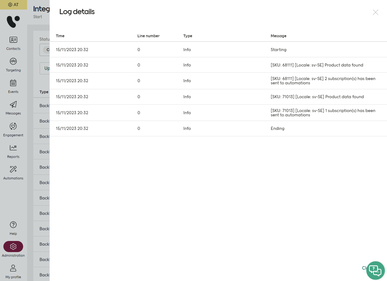 Back-in-stock logging