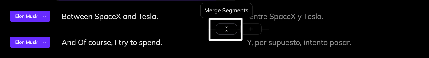 Mergesegments Pn