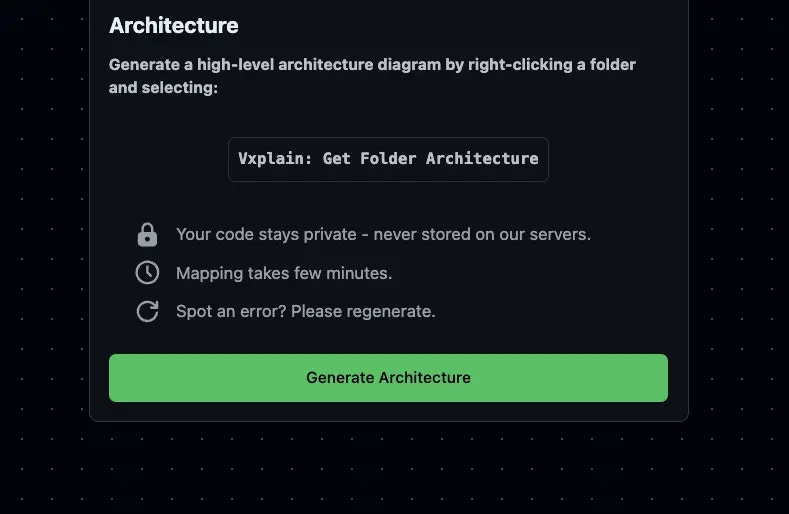 Vxplain Generate Diagram Command
