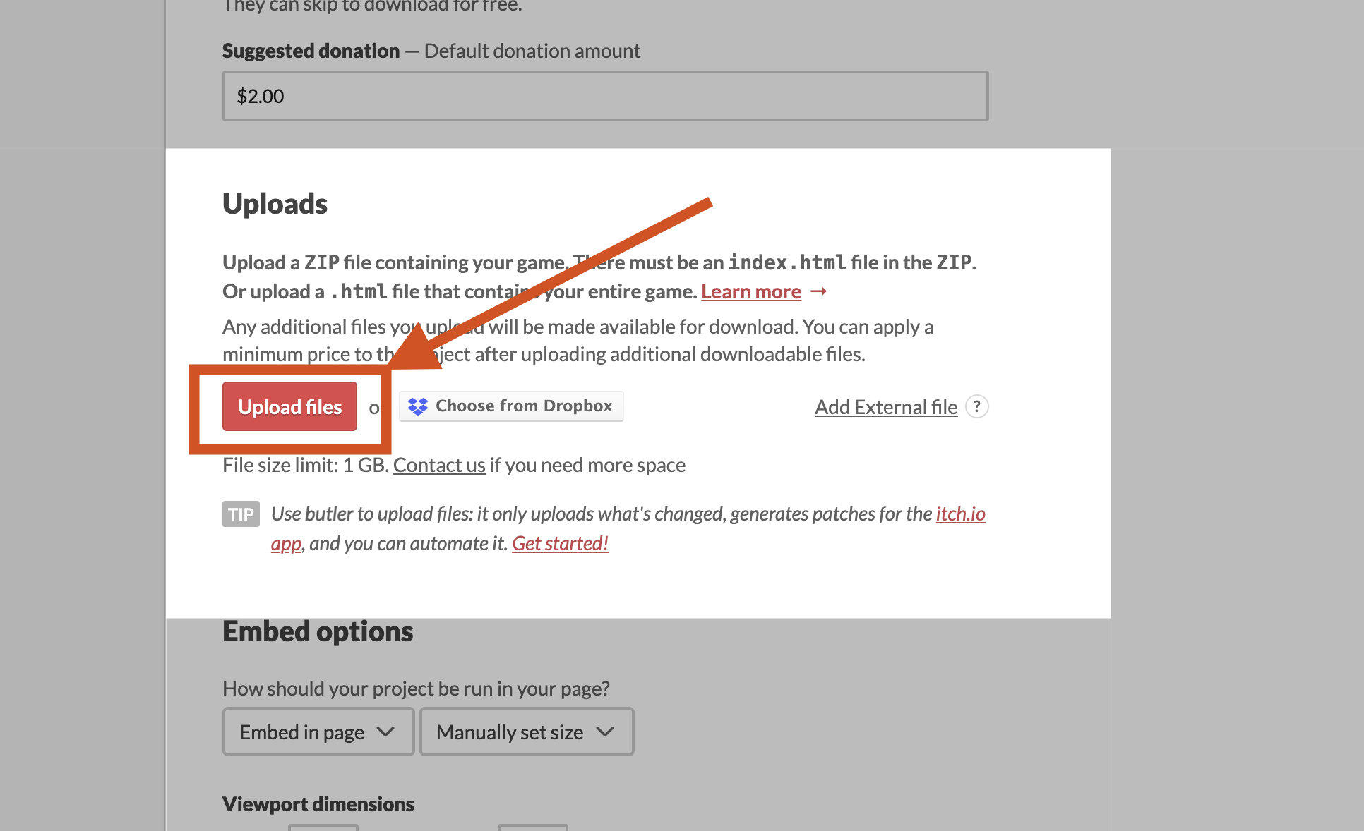 How to upload your game to itch.io