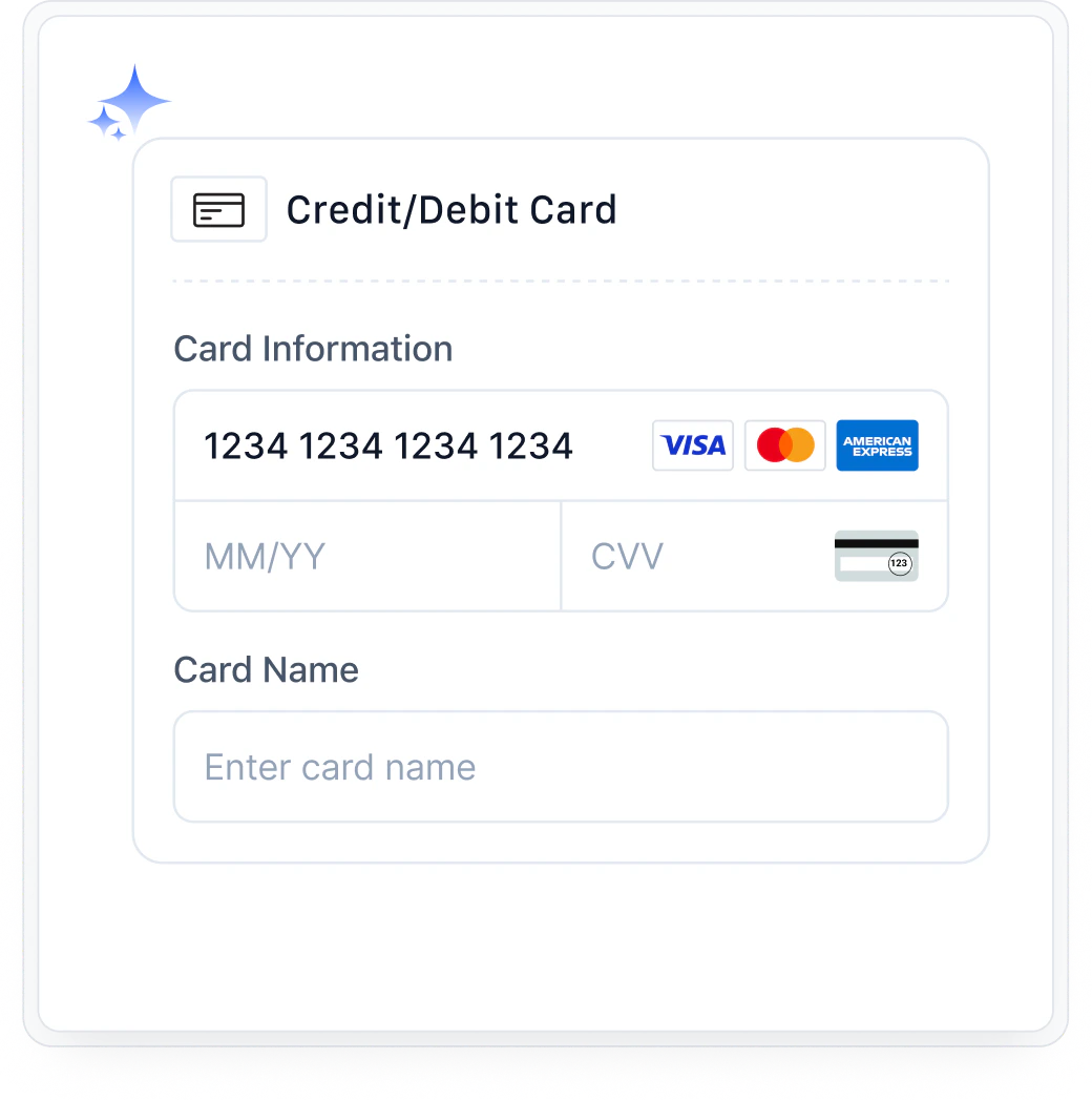 Payment flow step 4: authorize and complete payment