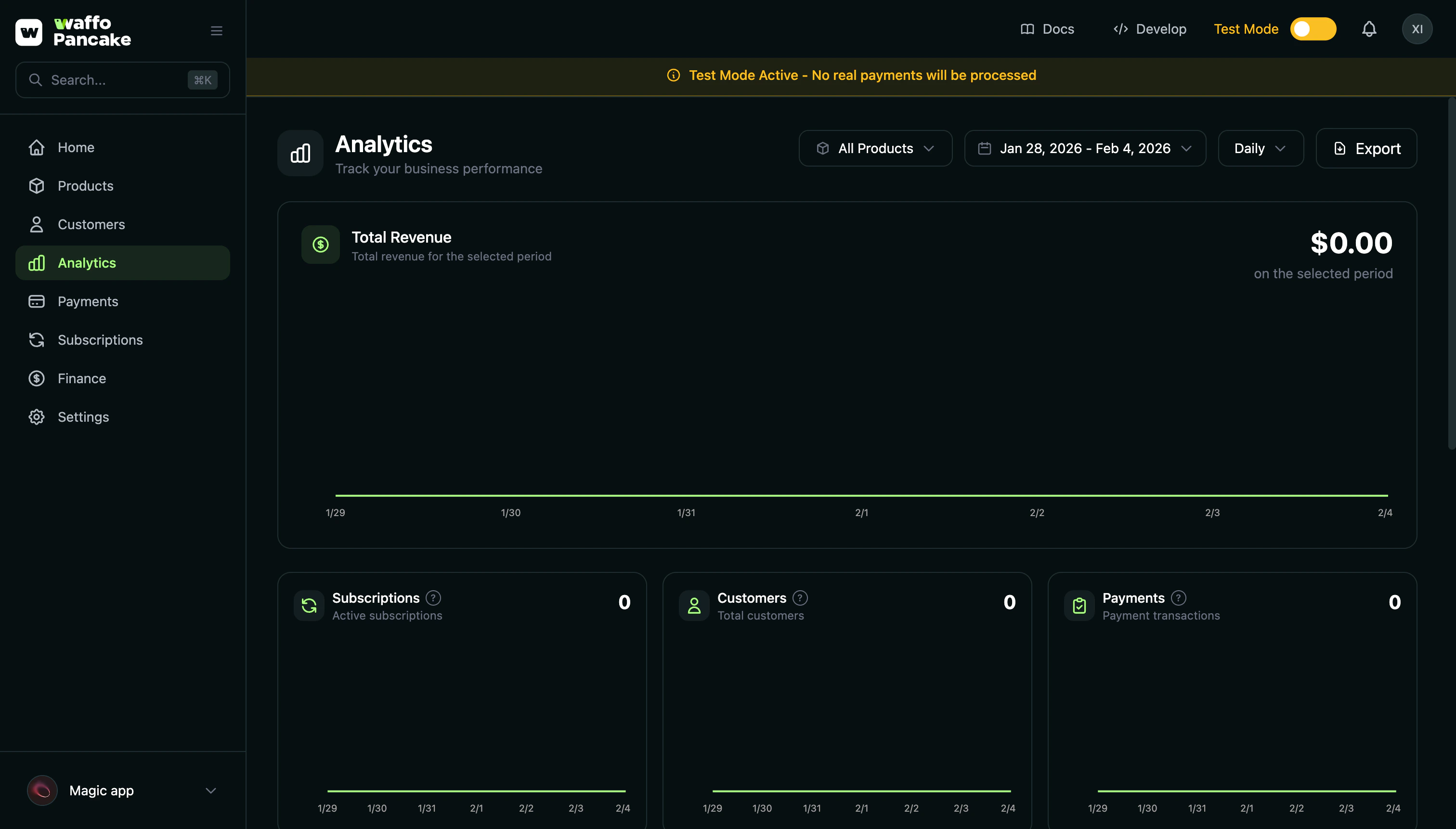 Analytics Dashboard