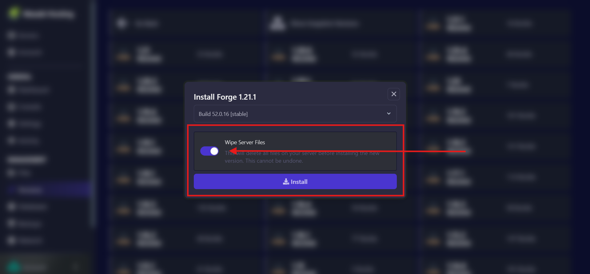 Minecraft - Version Changer