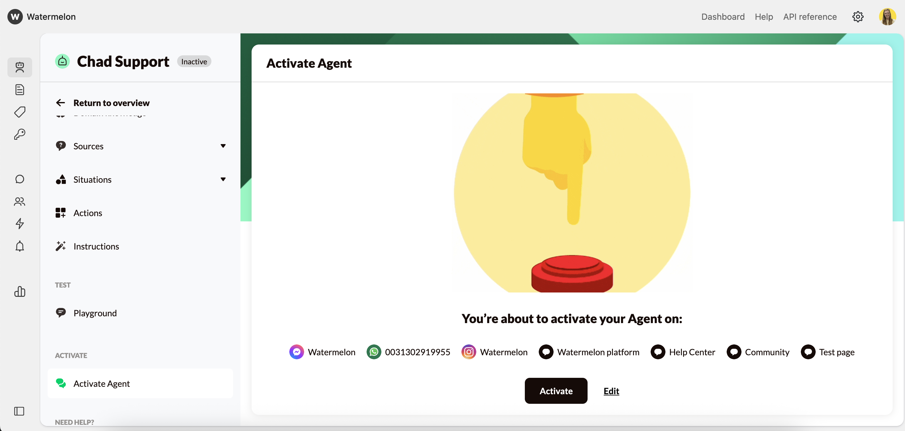 Publish On Whatsapp Activate Pn