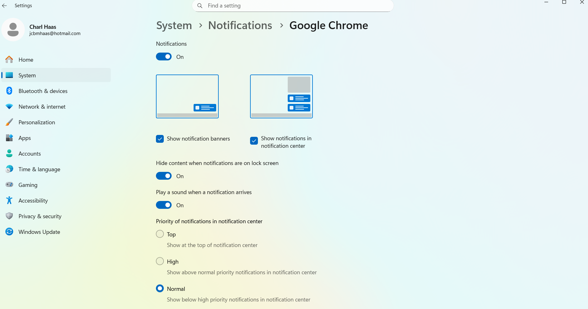 Set Up Your Notifications Windows Browser Settings Pn