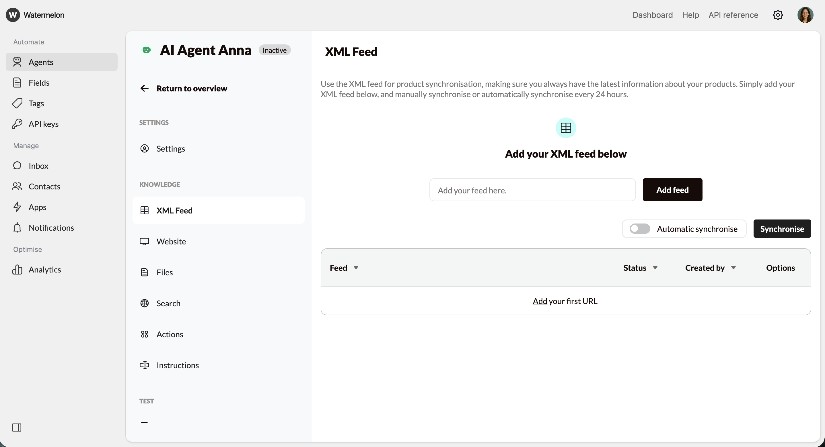 Quickstart Xml Feed Pn