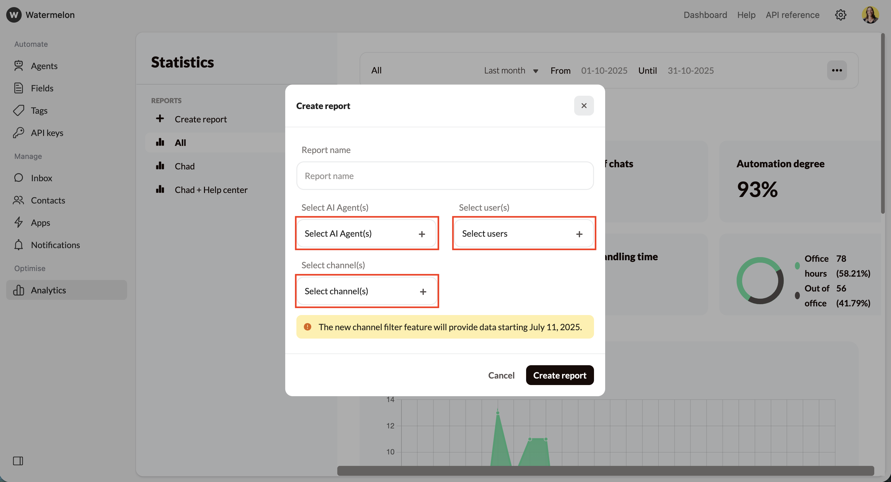 Custom Report Select Pn