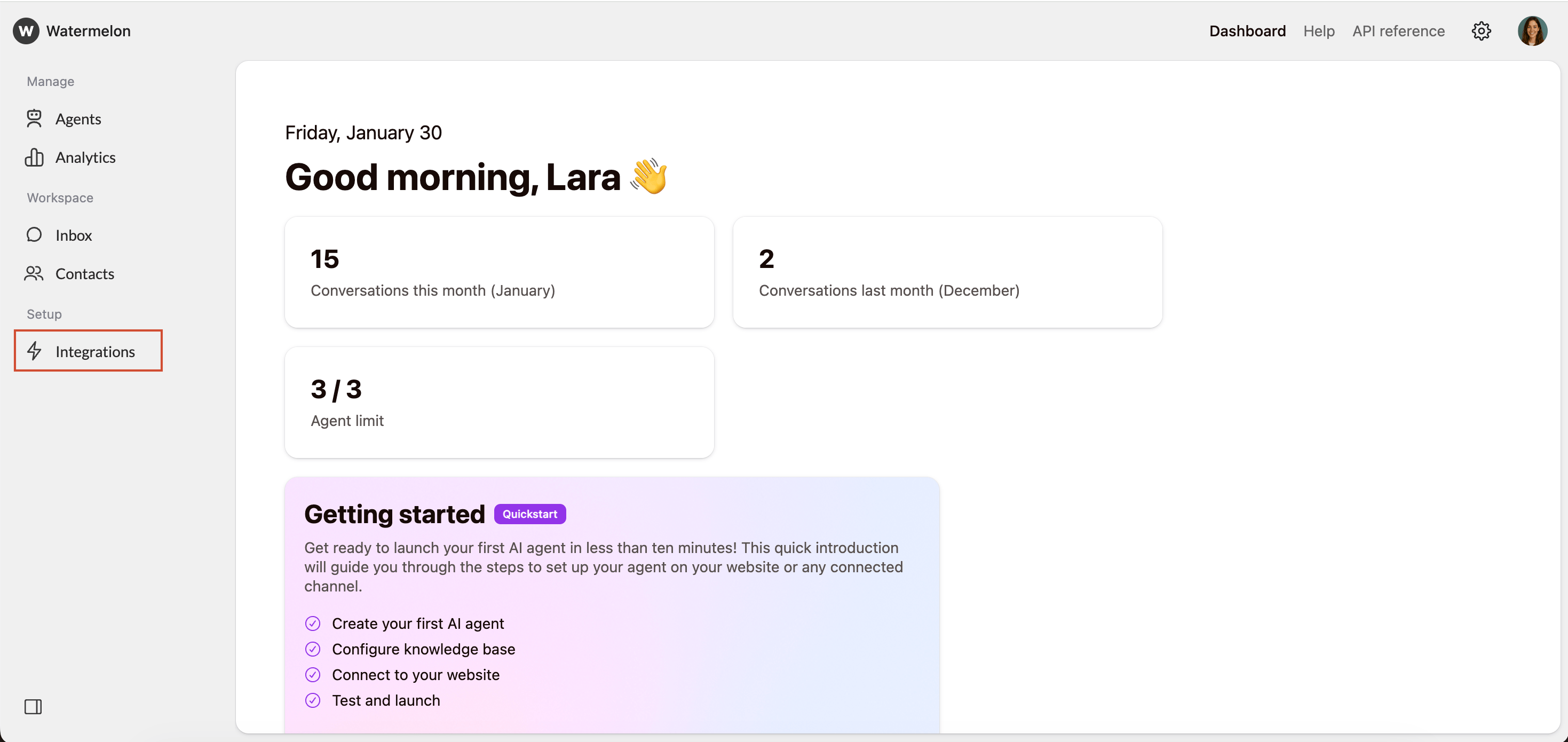 Install Widget Integrations