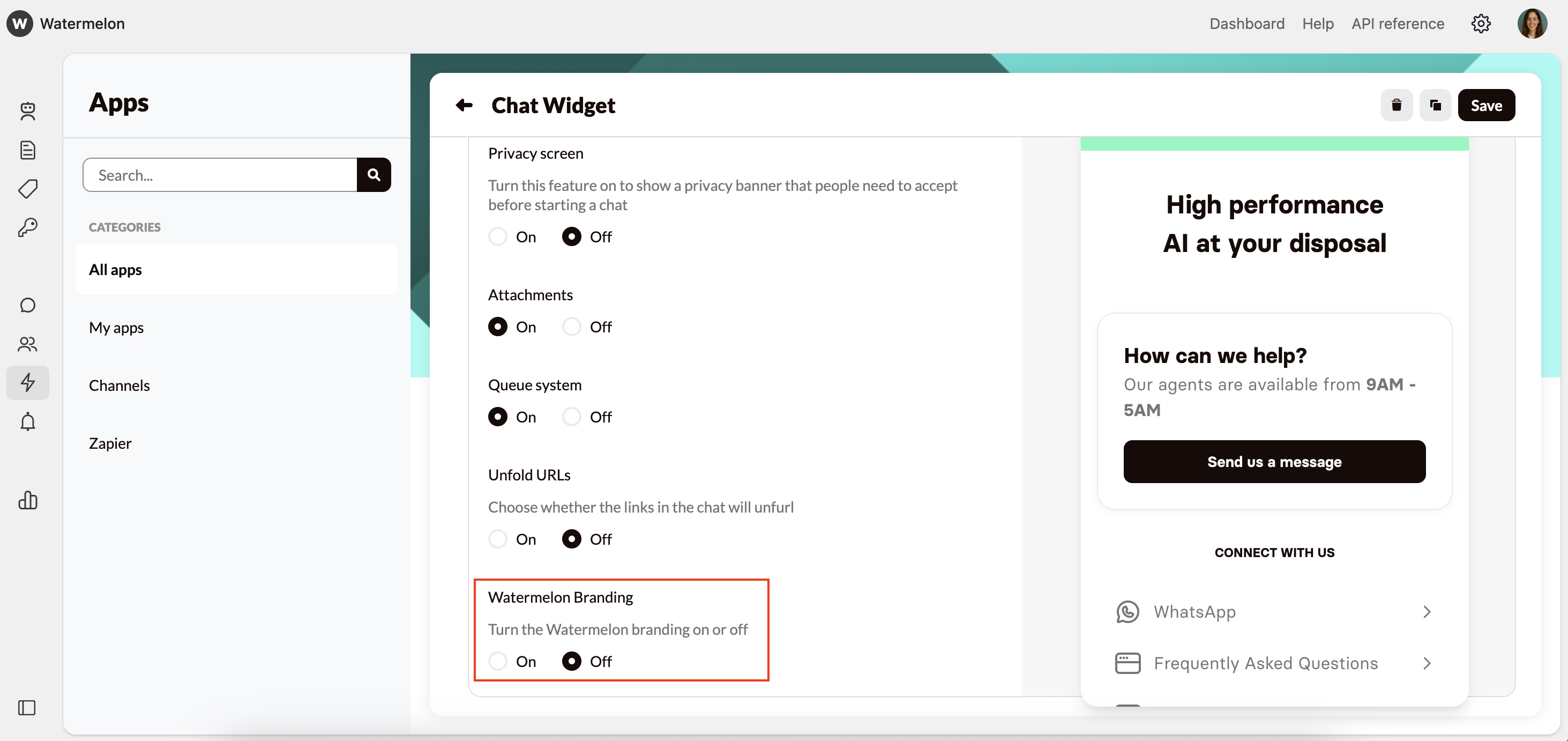 Remove Branding Turn Off Pn