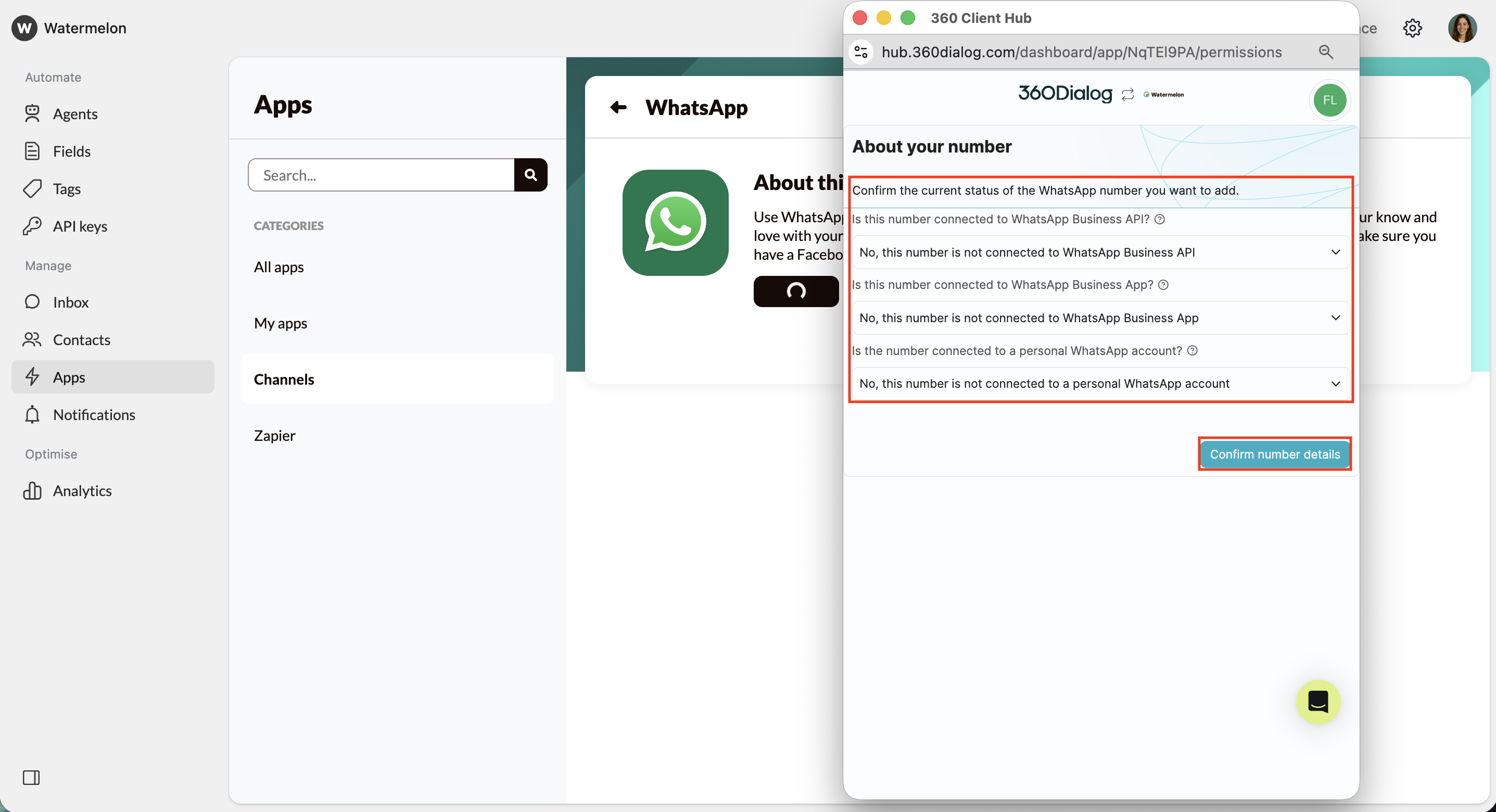 Whatsapp 360 Account About Your Number Pn
