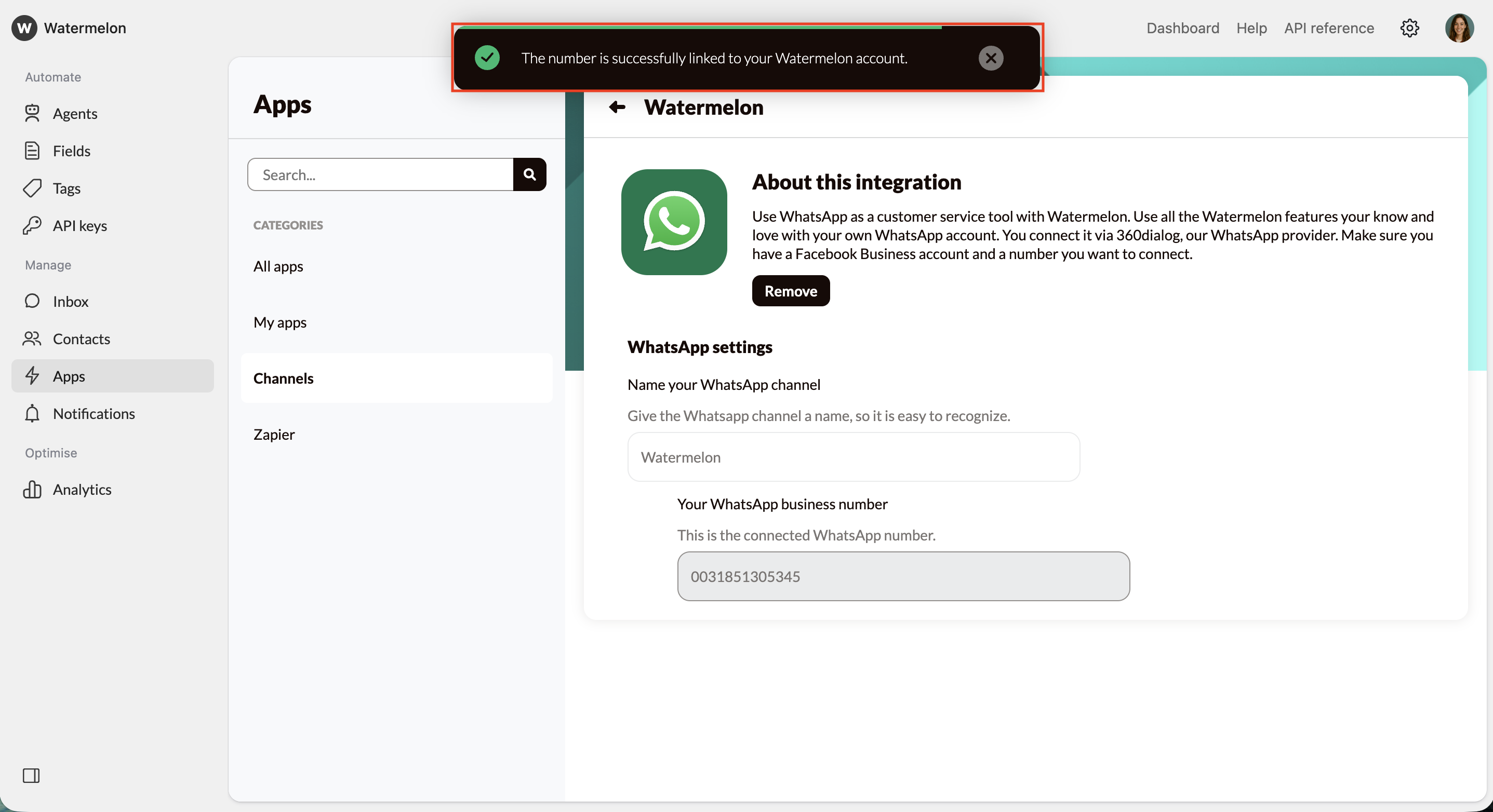 Whatsapp Successfully Linked Pn