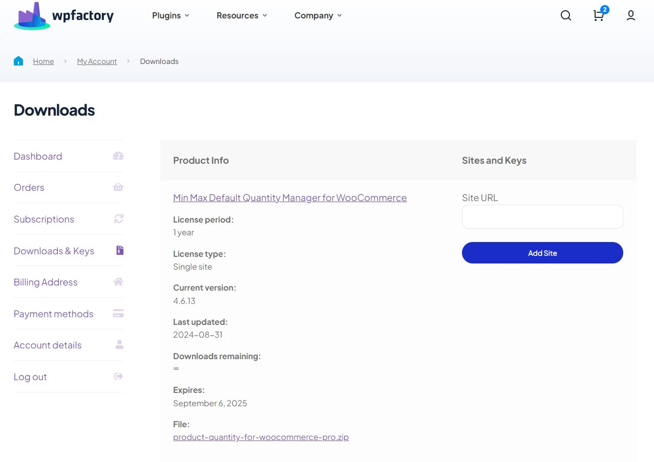 Woo Commerce Download