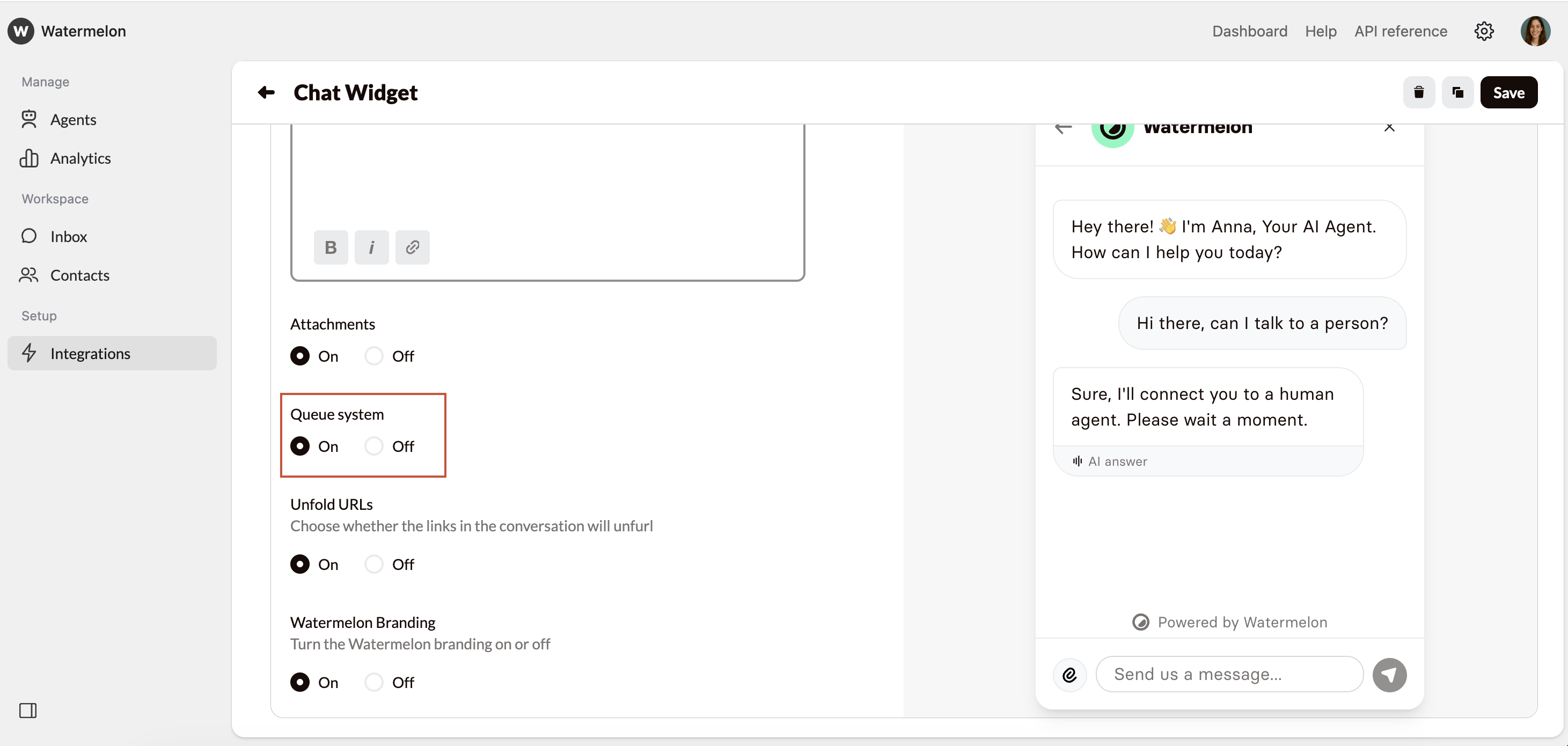Attract Queue System