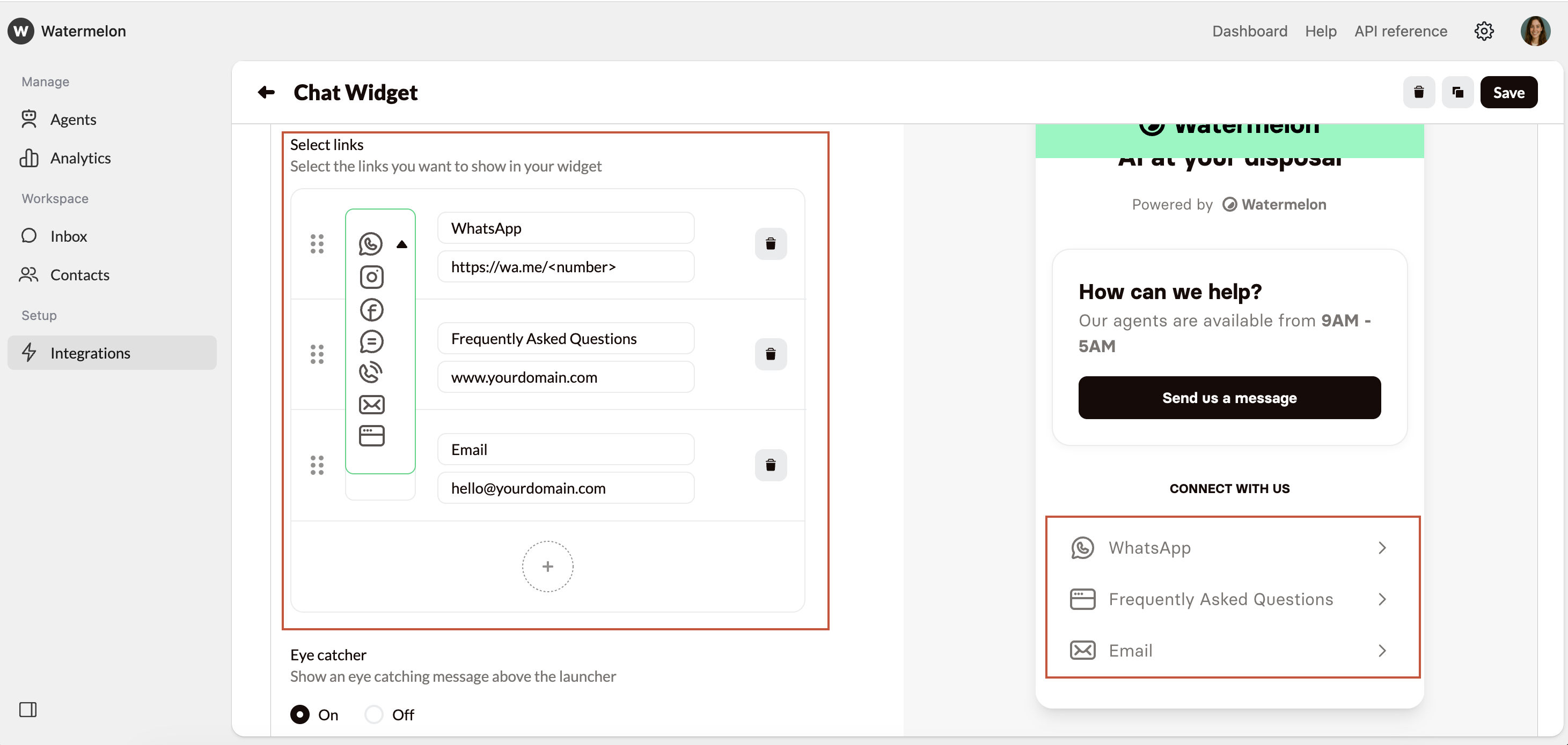 Attract Select Links