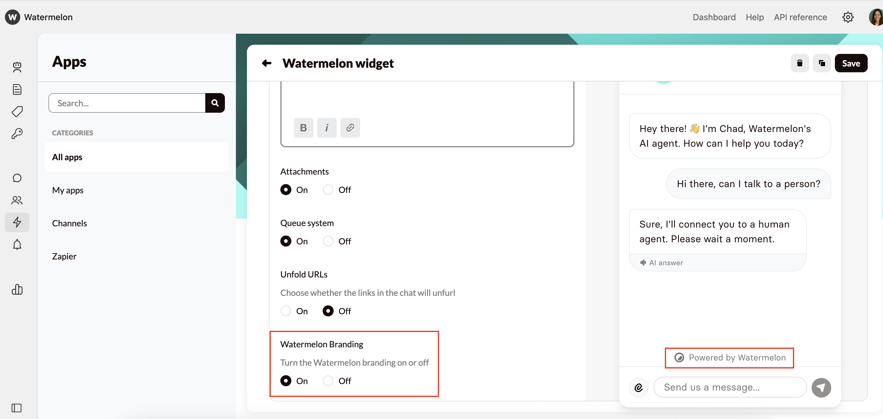 Customize Your Widget Design Brand Avatar Pn