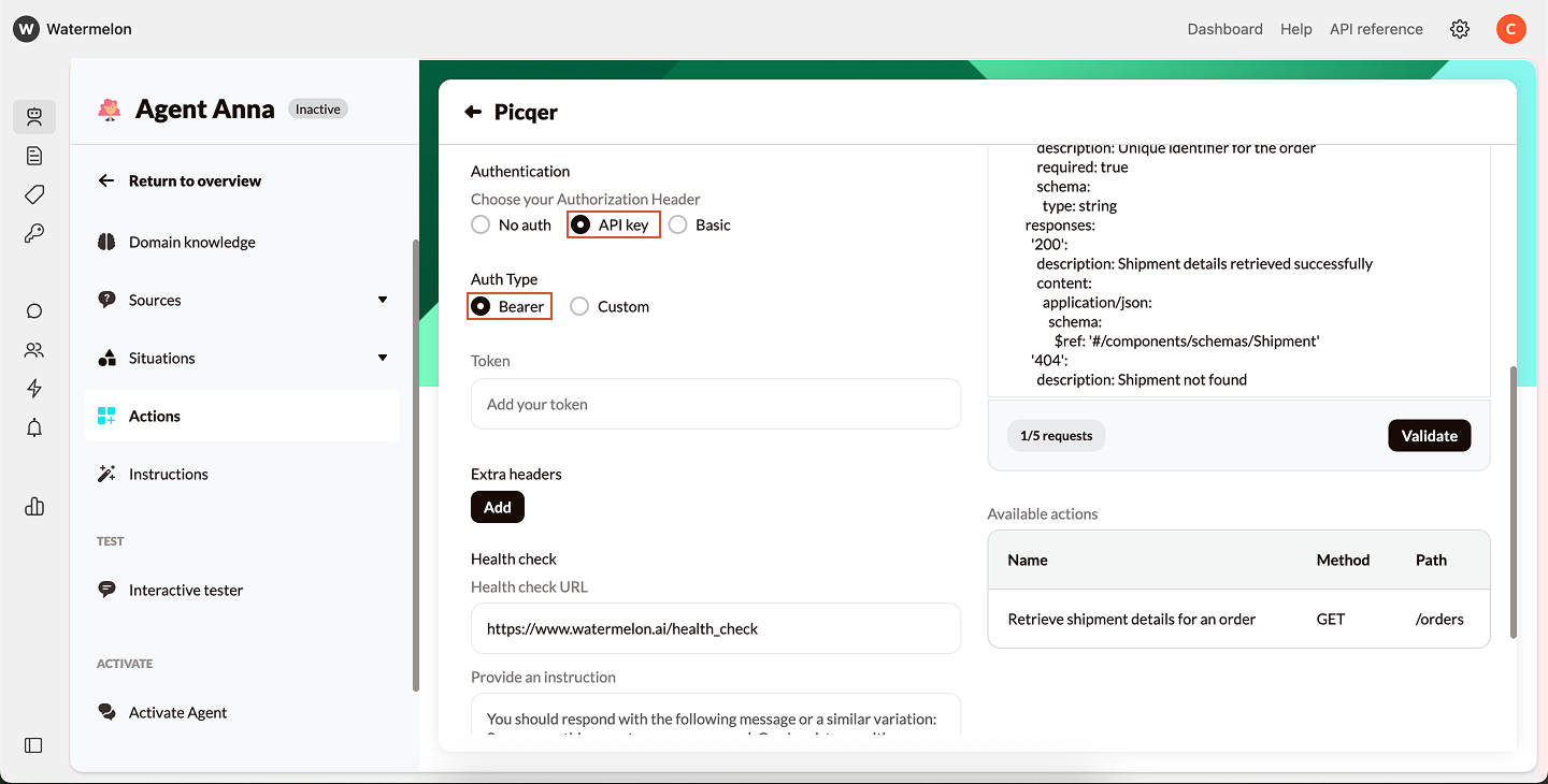 Actions Authentication Apikey Bearer Pn