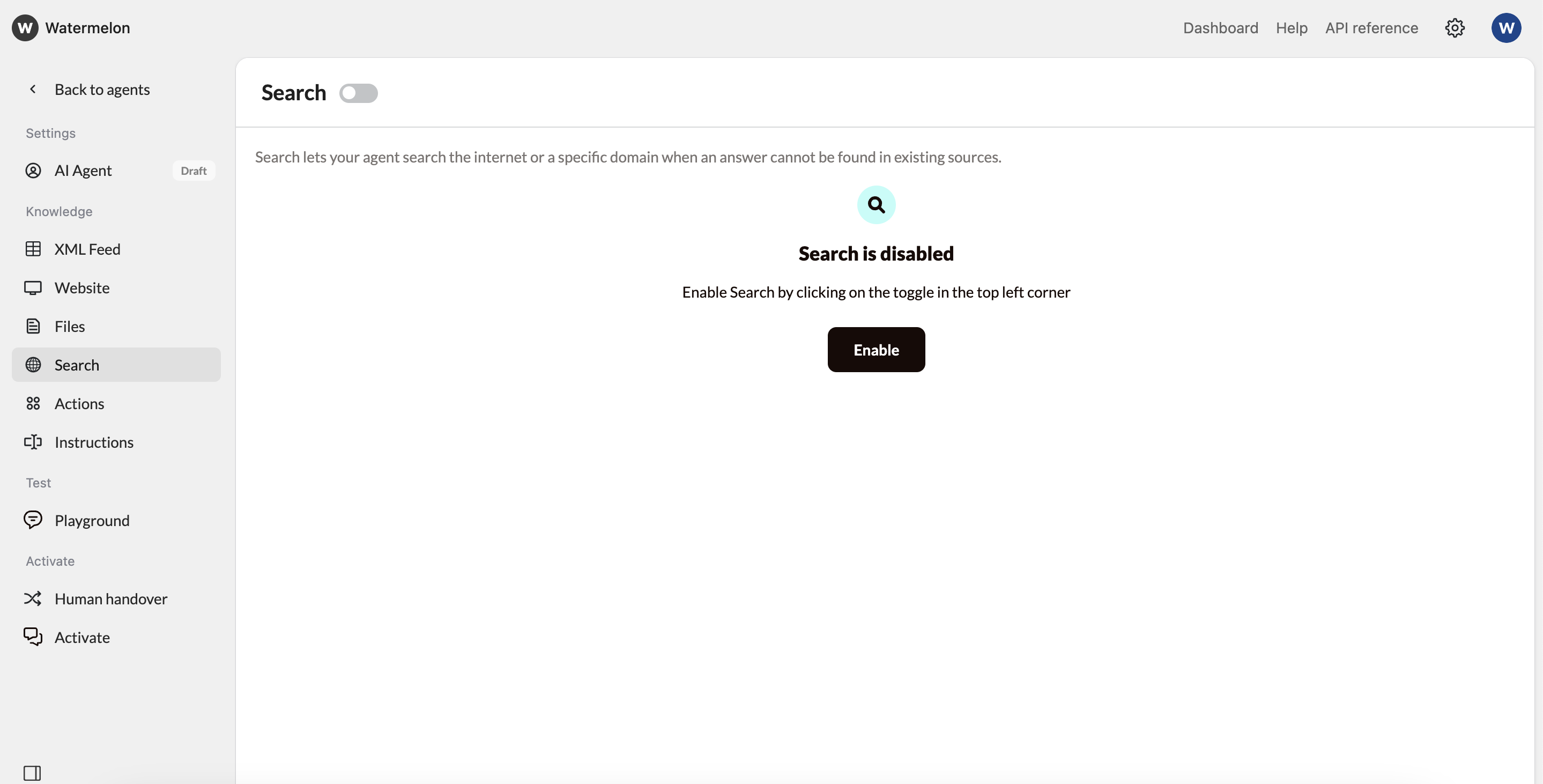 Get Started Quickstart Search