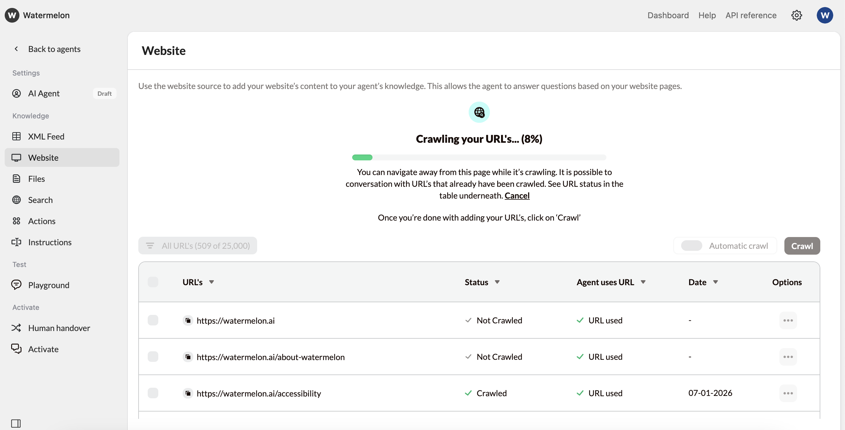 Get Started Quickstart Website
