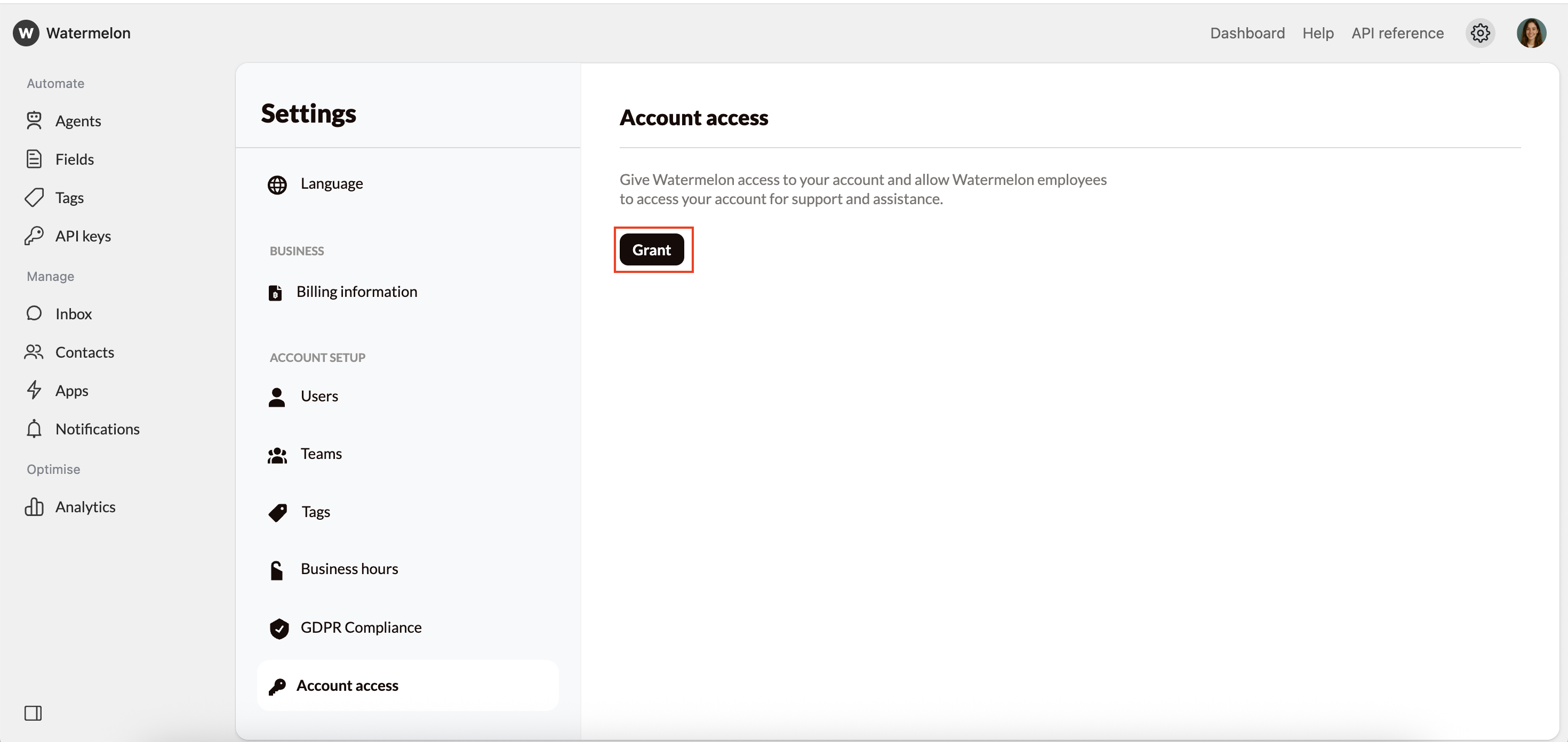 Account Access Pn