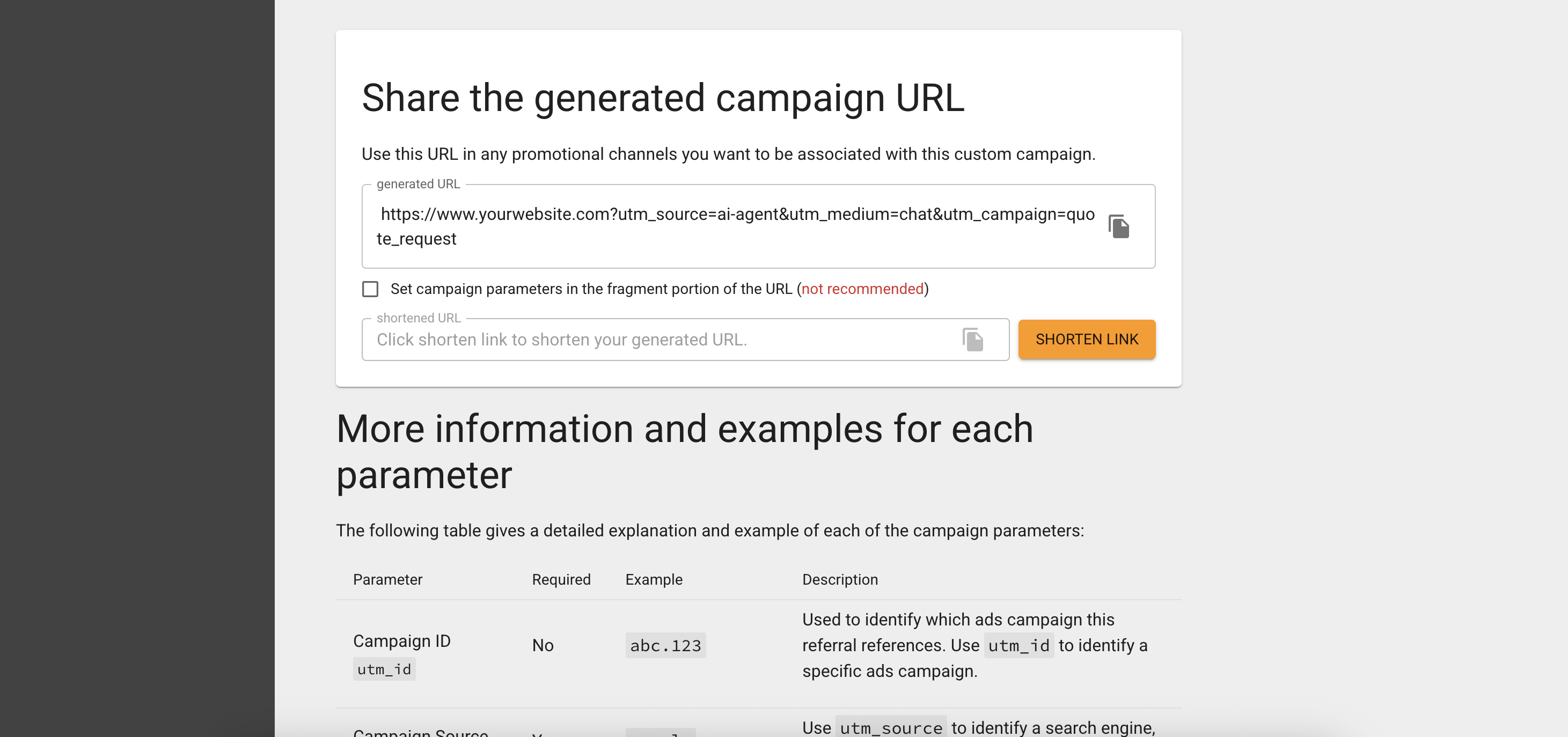 Analytics Guides Utm Link