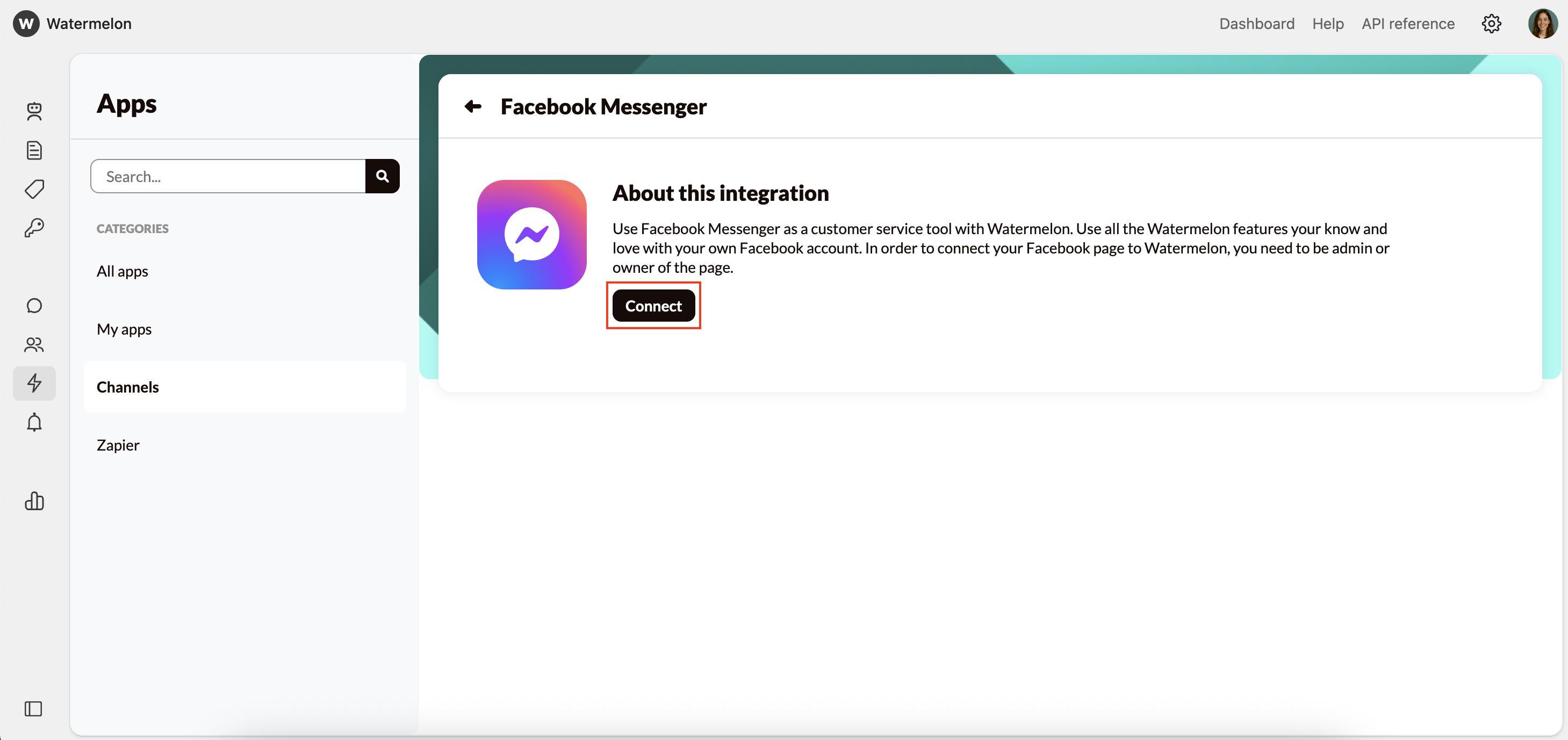 Facebook Messenger Connect Pn