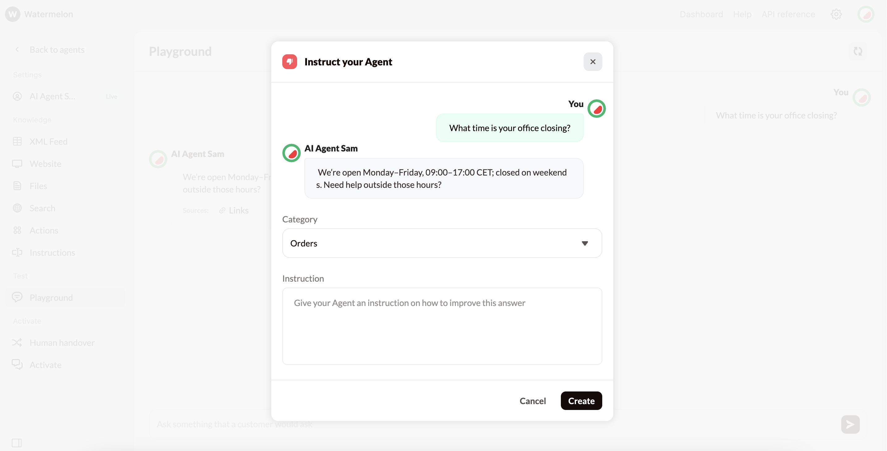 Add Sources Playground Instruction