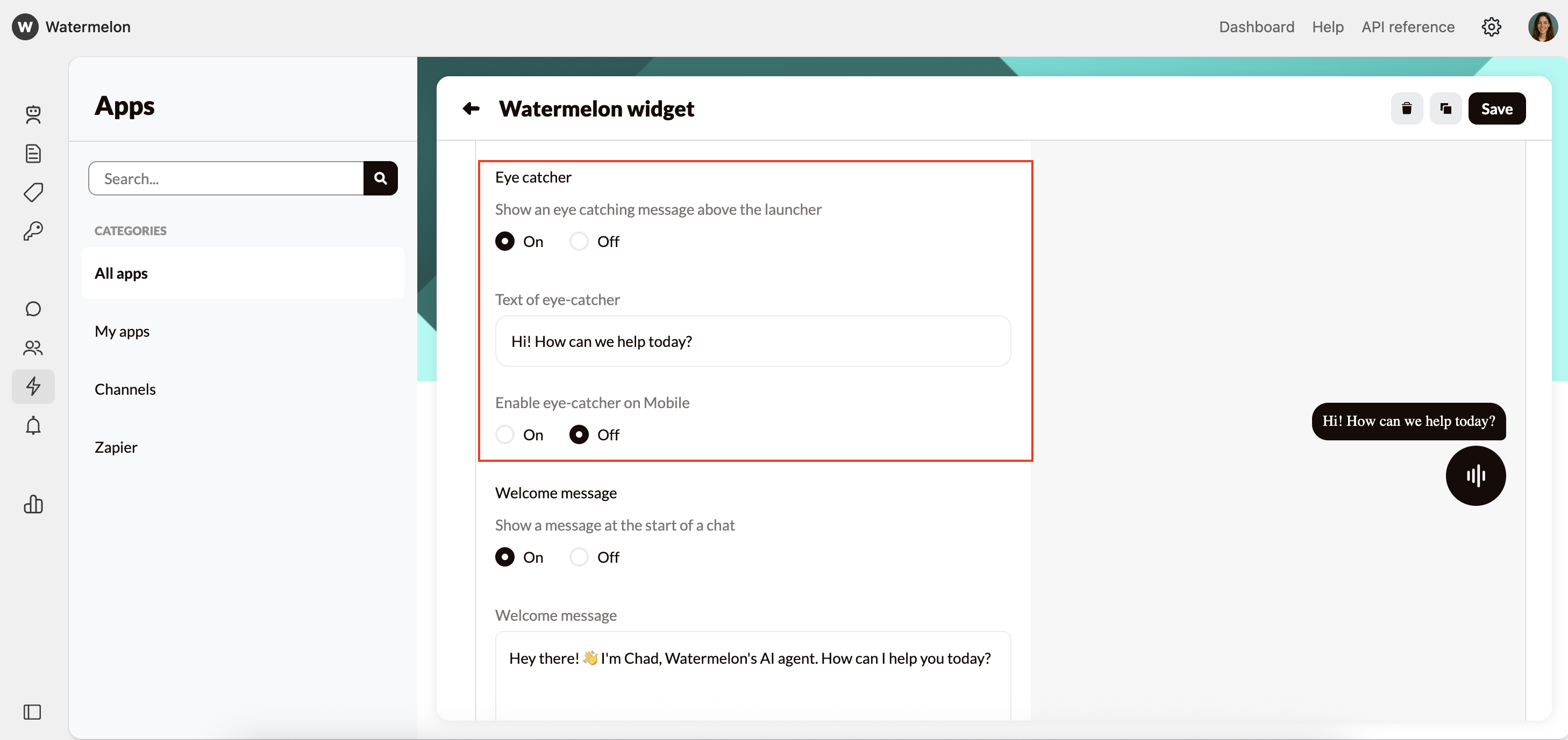Customize Your Widget Design Brand Avatar Pn