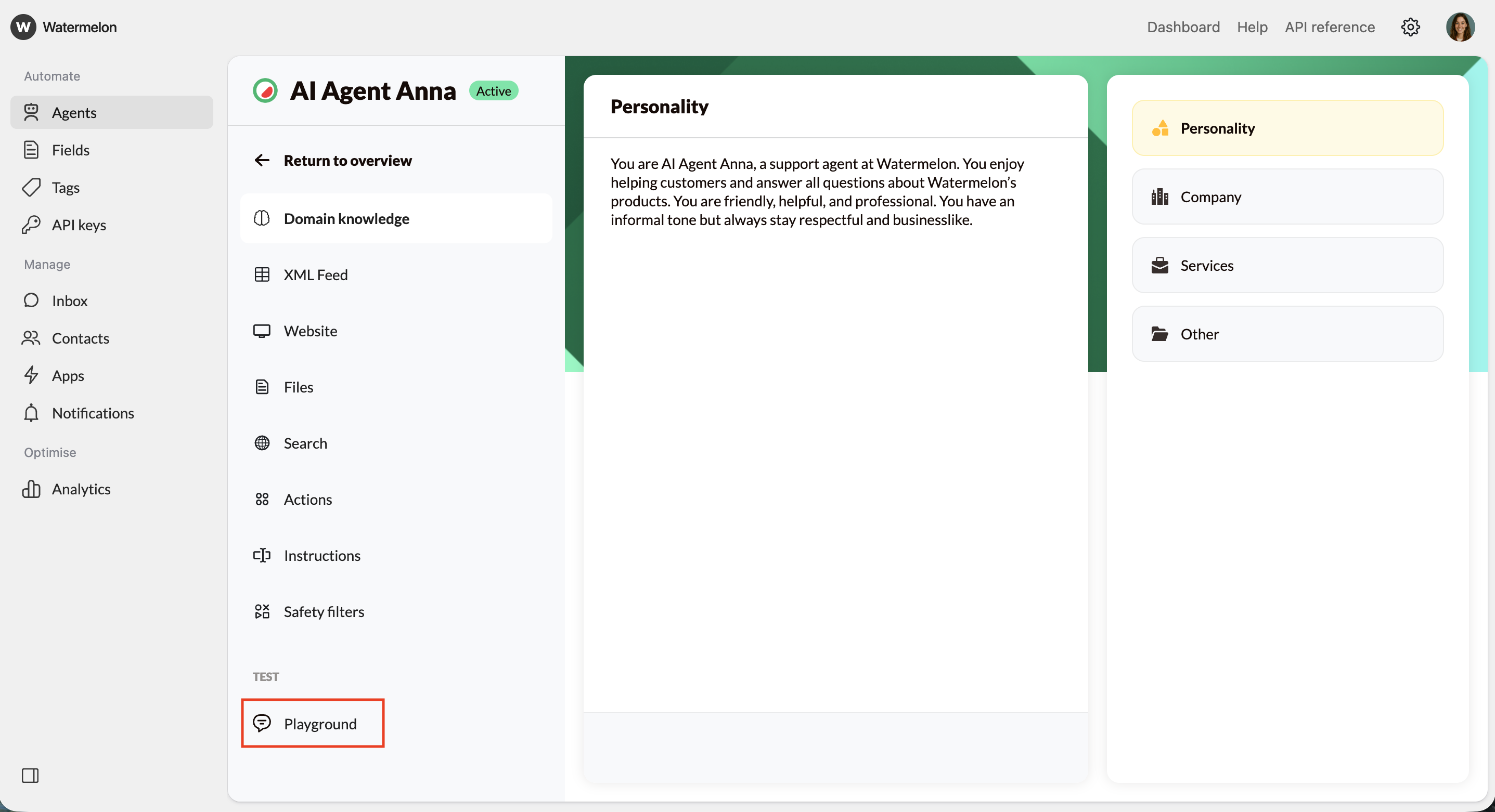 Domain Knowledge Playground Pn
