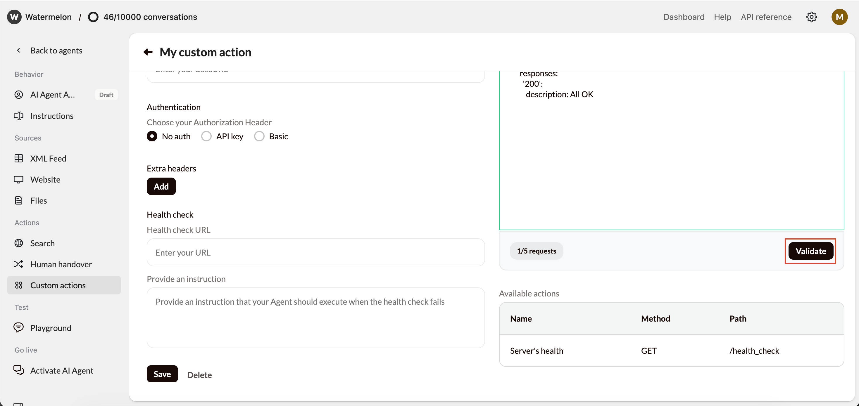 Writing Validating Schema