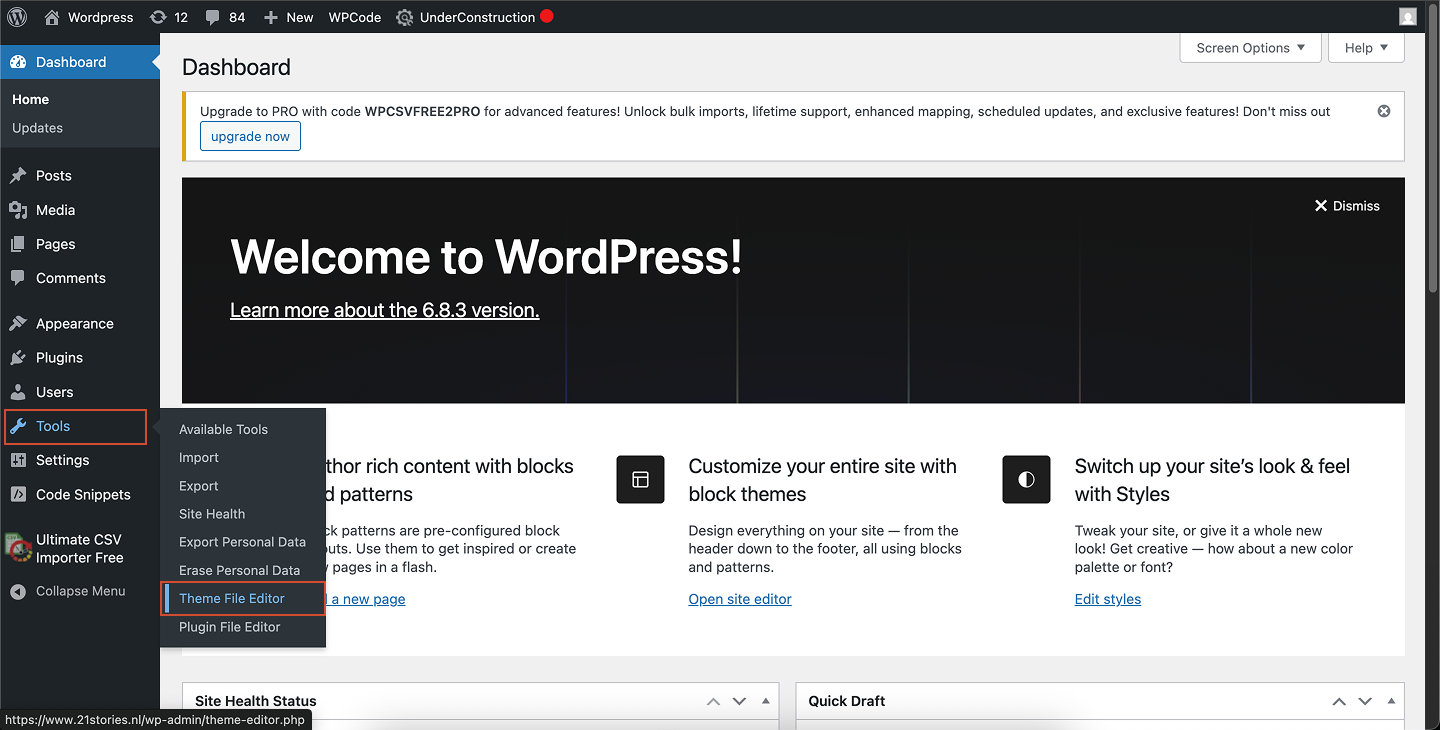 Wordpress Start Pn