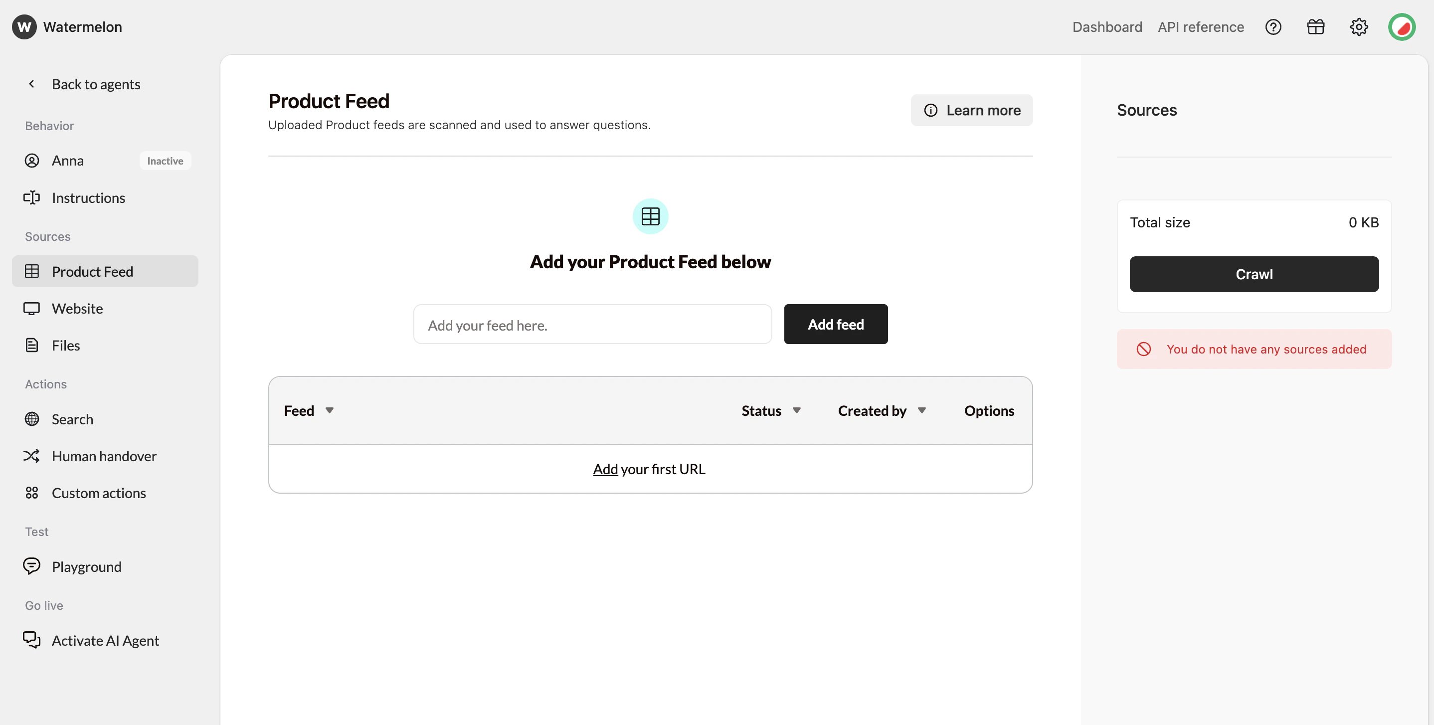 Get Started Quickstarted Xml Feed 1