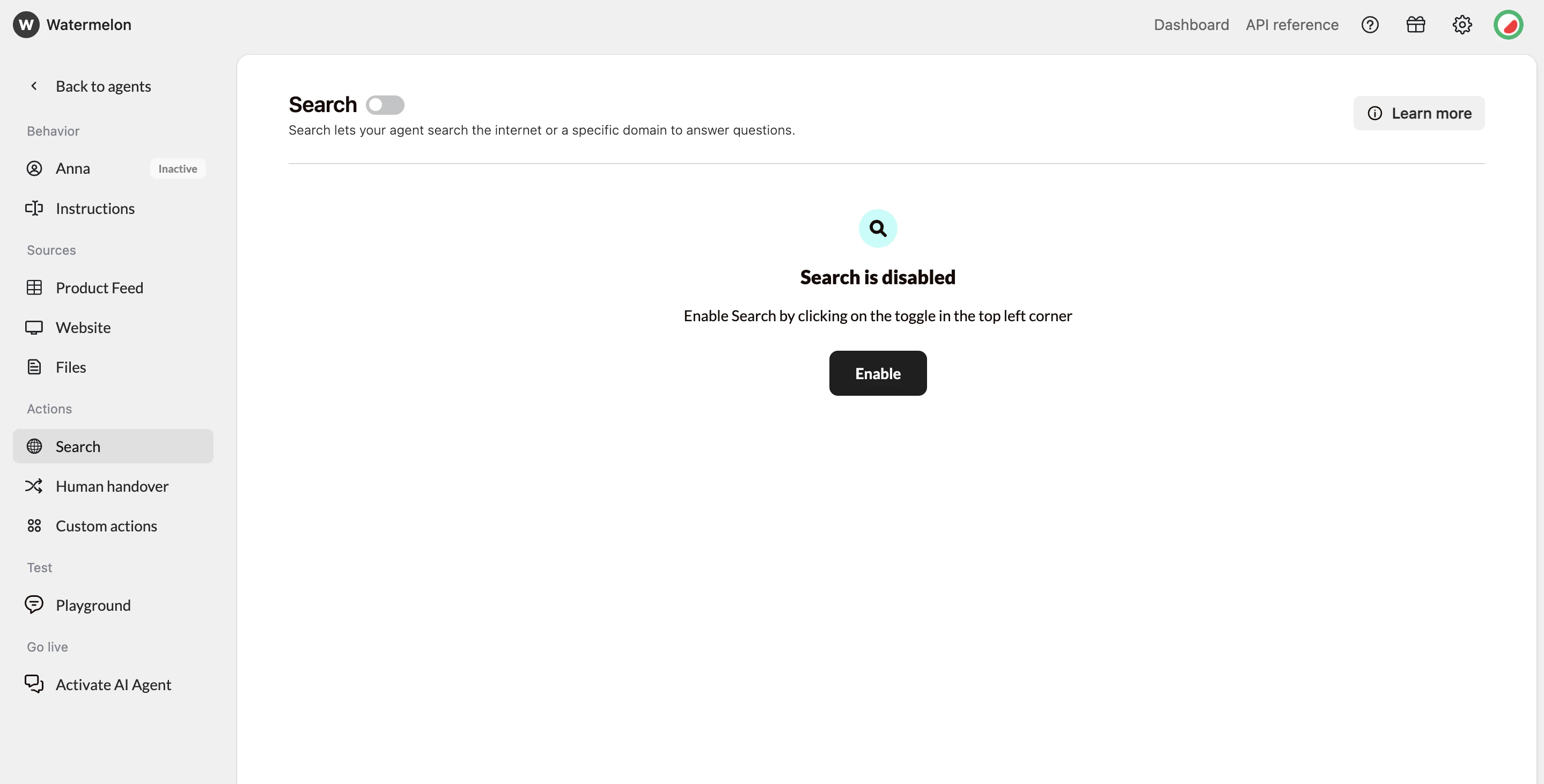 Get Started Quickstart Search