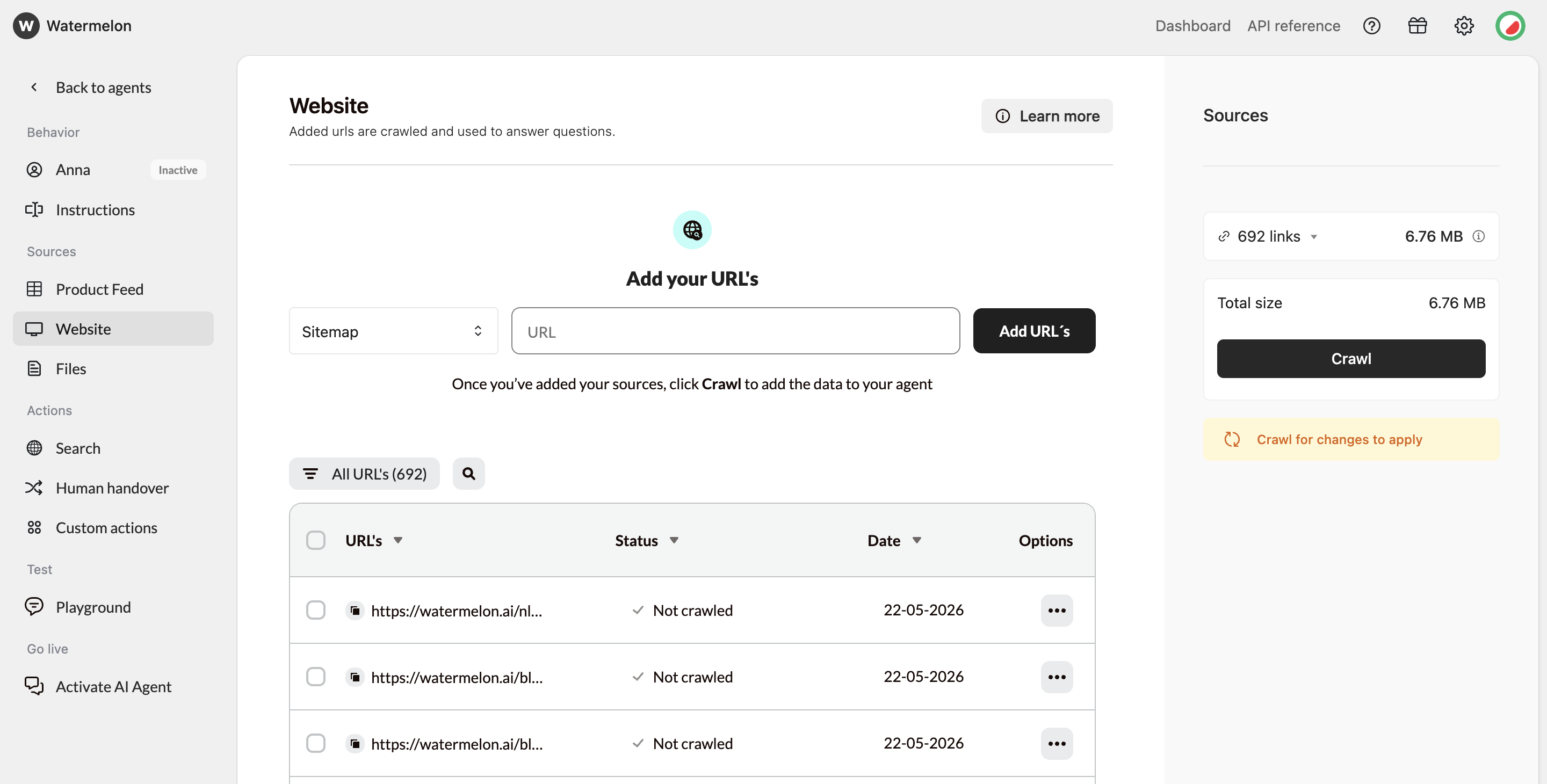 Quickstart - Watermelon documentation
