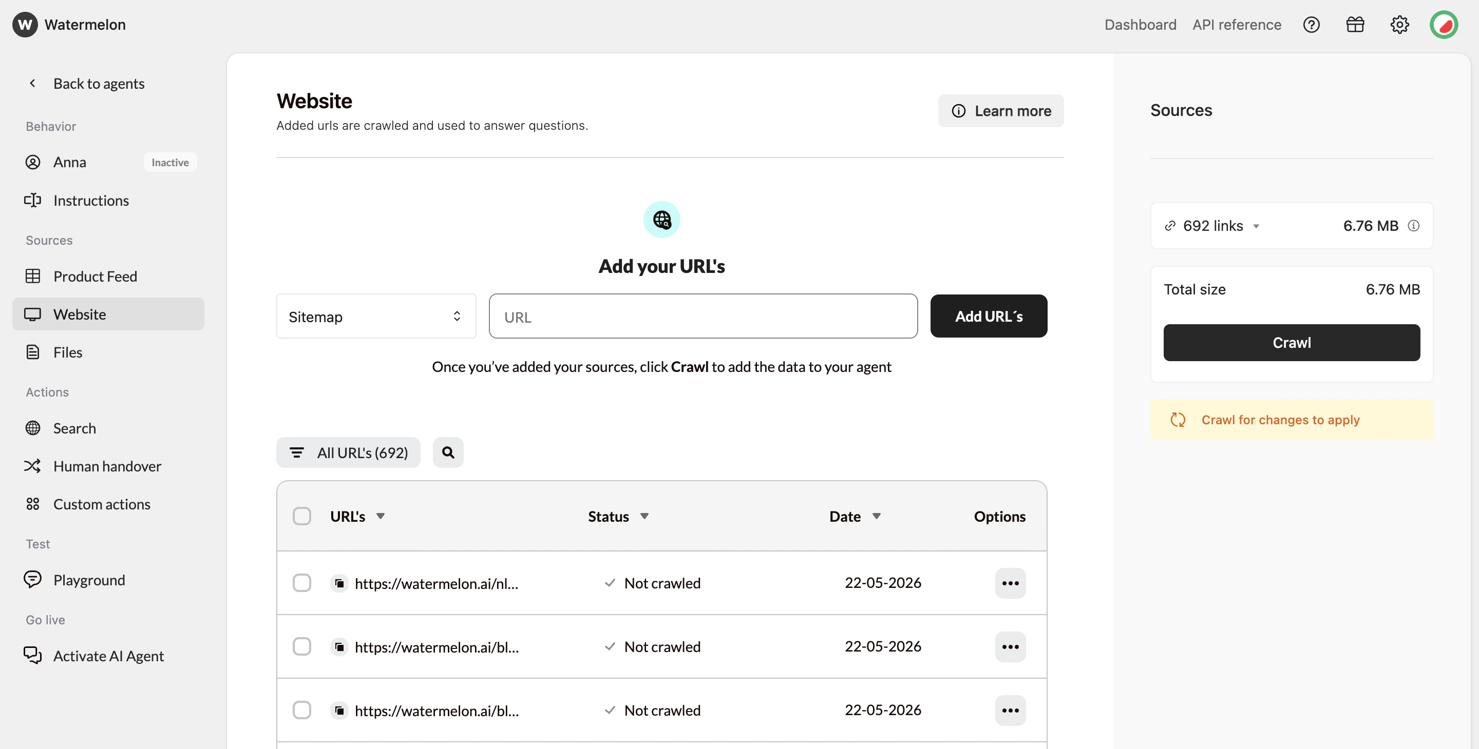 Get Started Quickstart Website