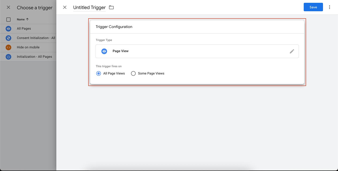 Gtm Select All Pages