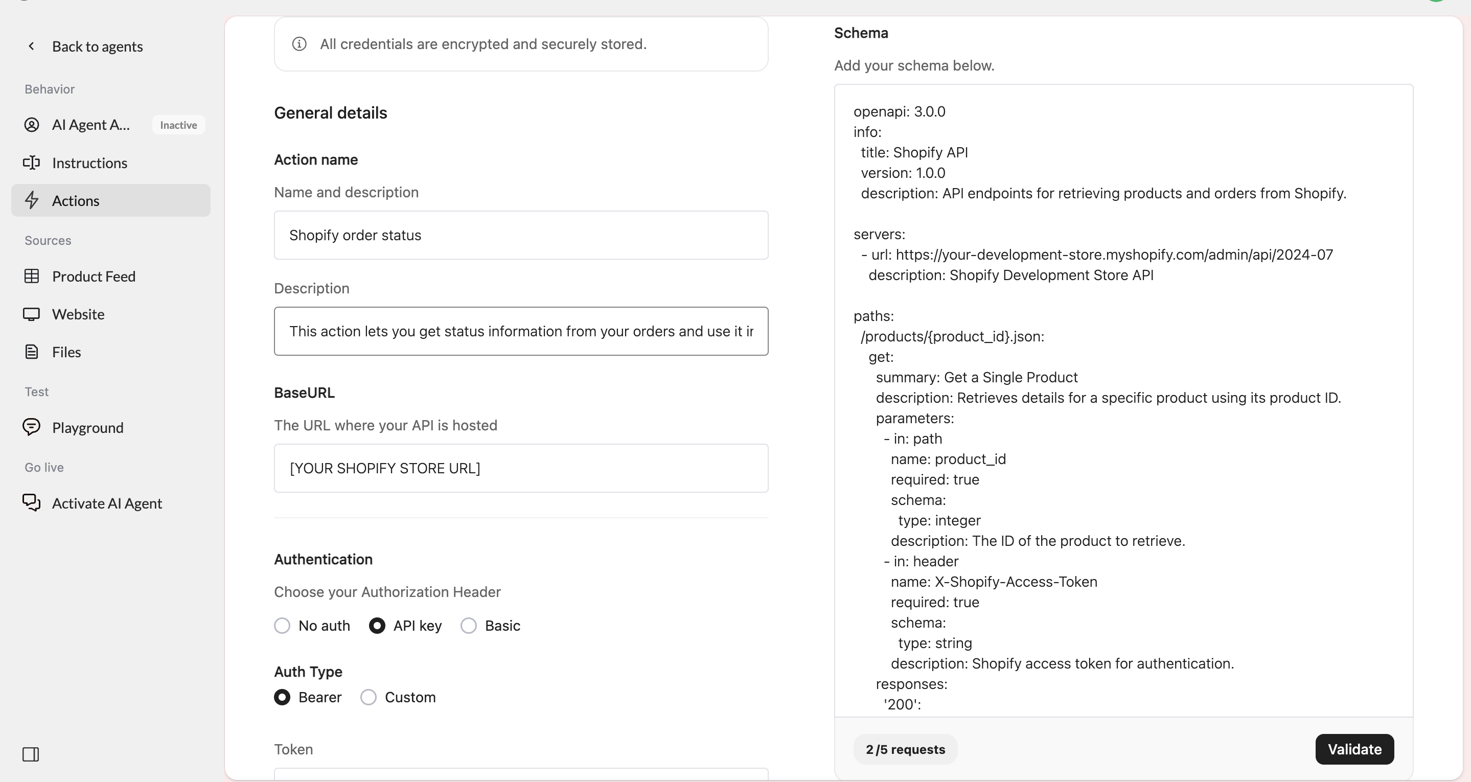 Shopify Action Template 1
