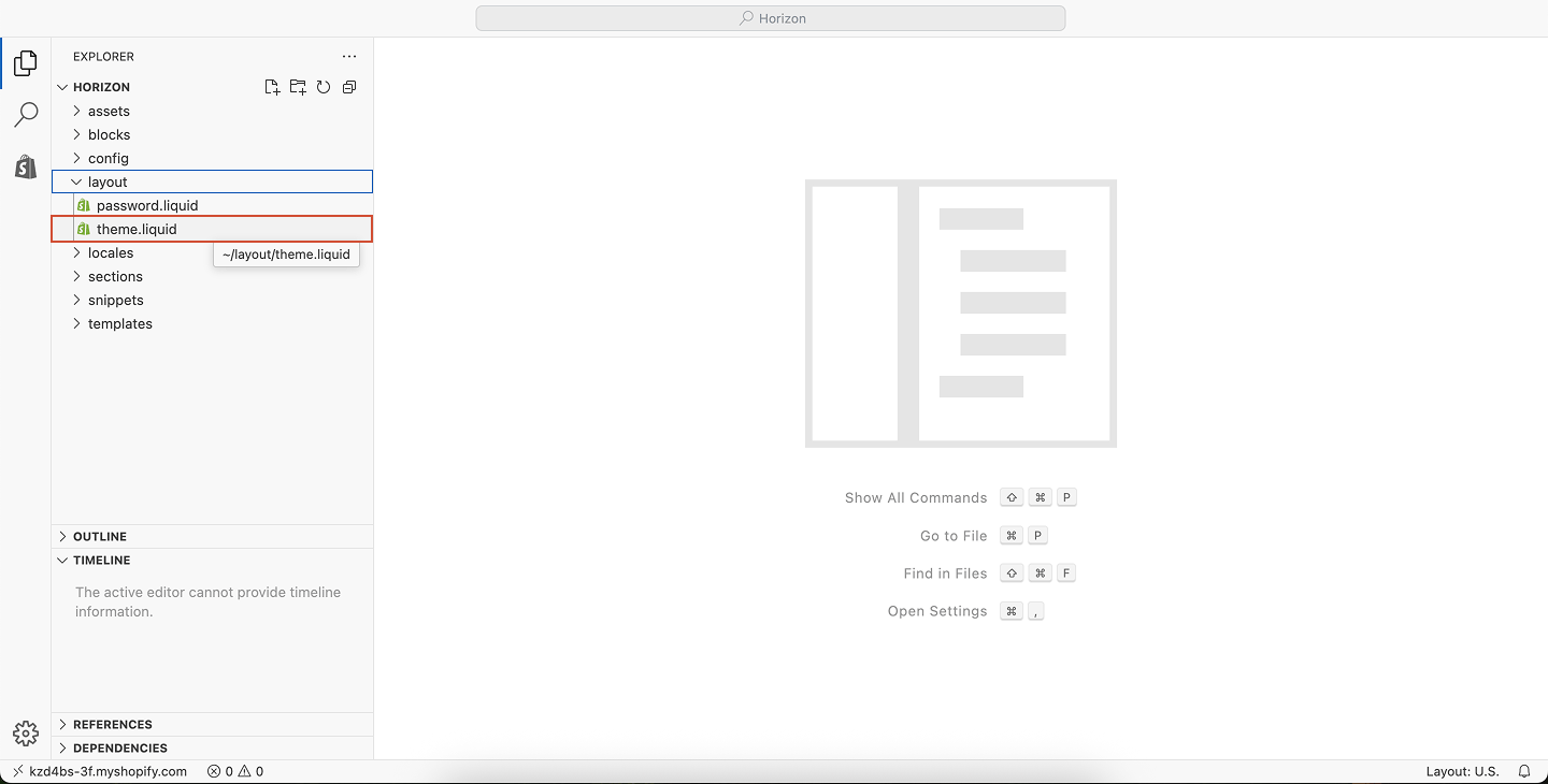 Shopify Select Theme In Code