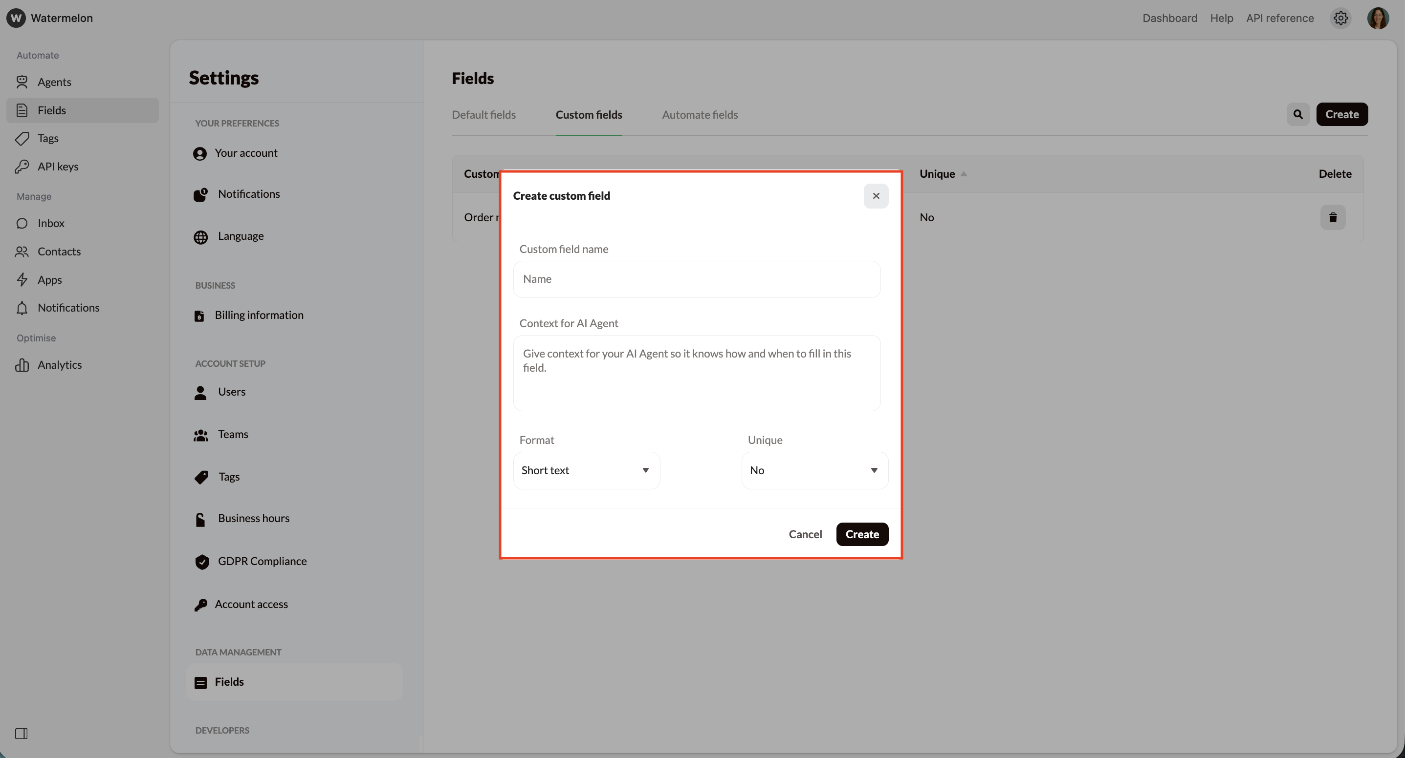 Custom Fields Pop Up Pn