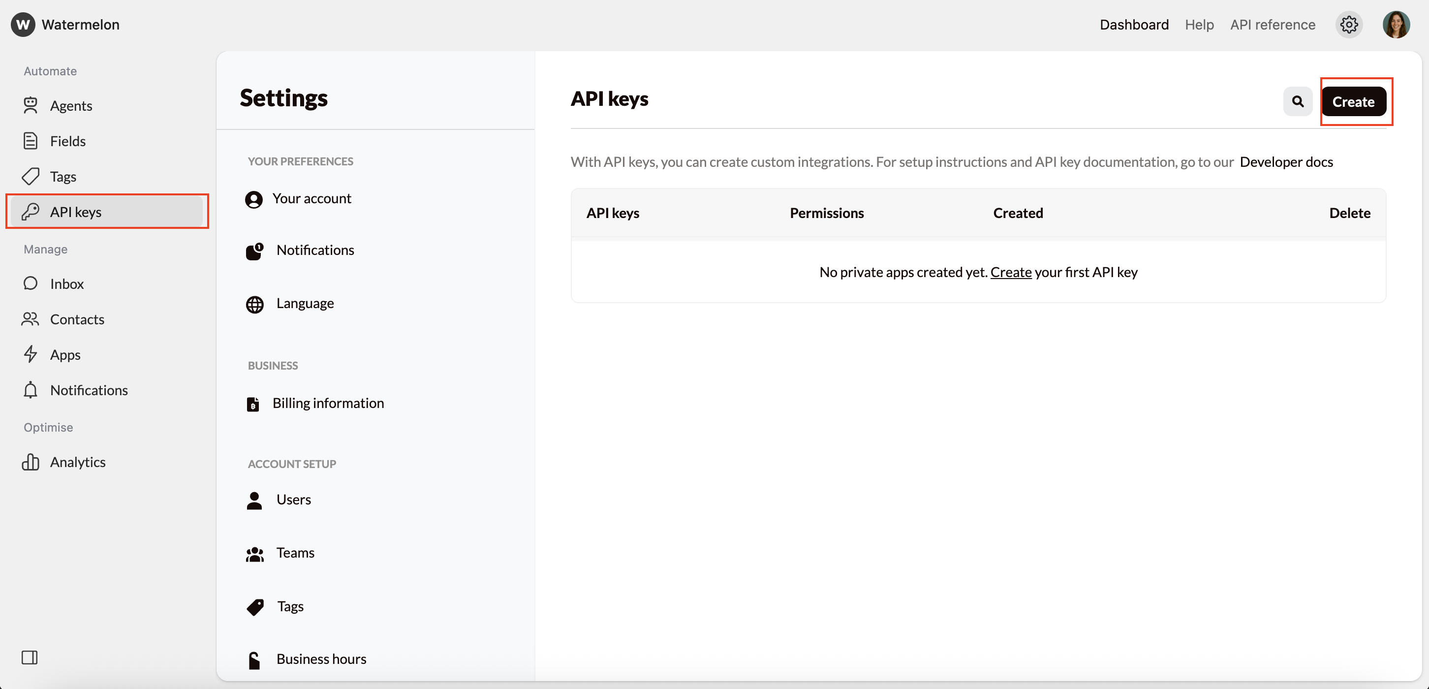 Forward Conversations Email Watermelon Api Key Pn